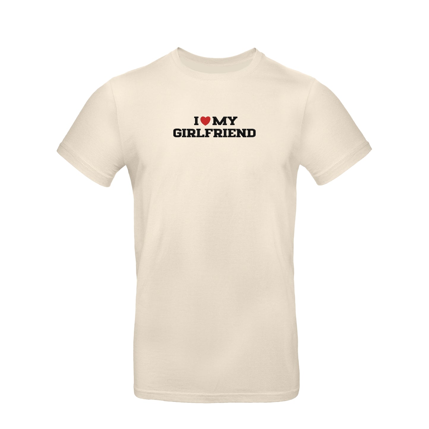 Koszulka unisex z haftem „I love MY GIRLFRIEND"