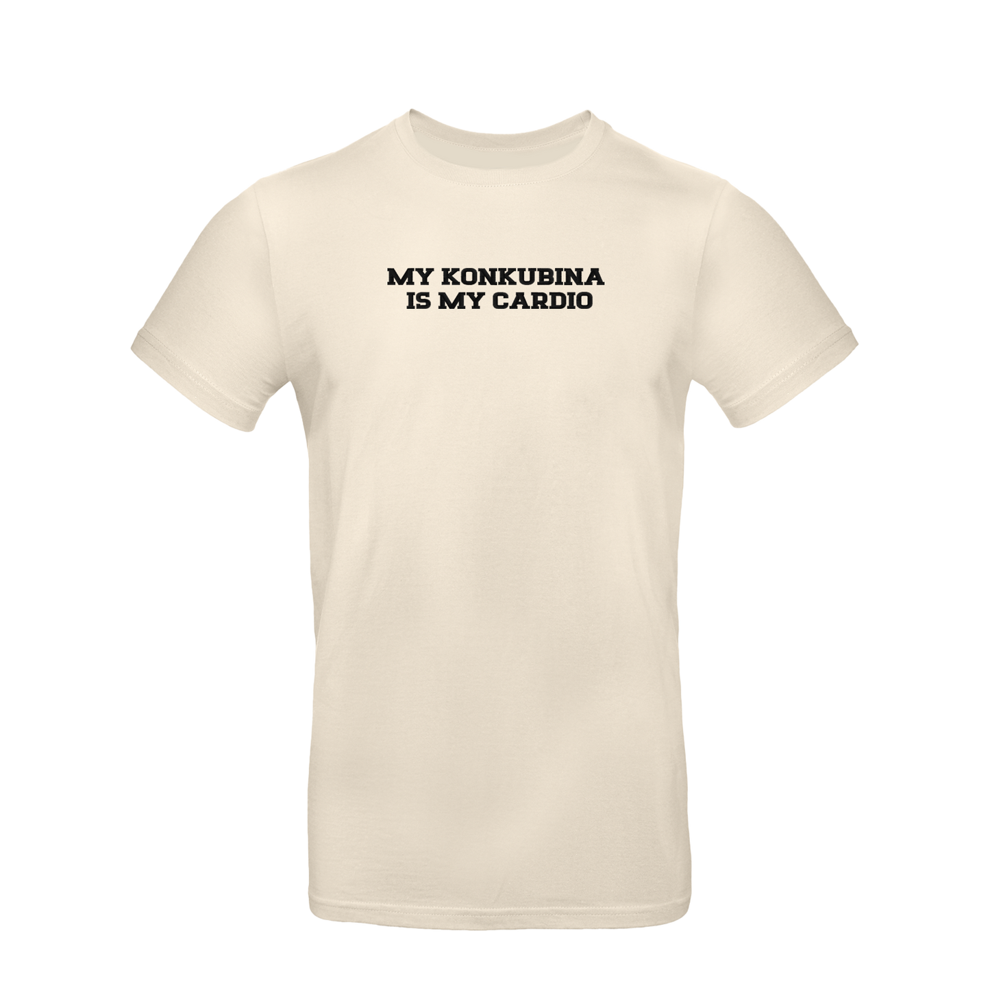 Koszulka unisex z haftem „My Konkubina is my cardio"