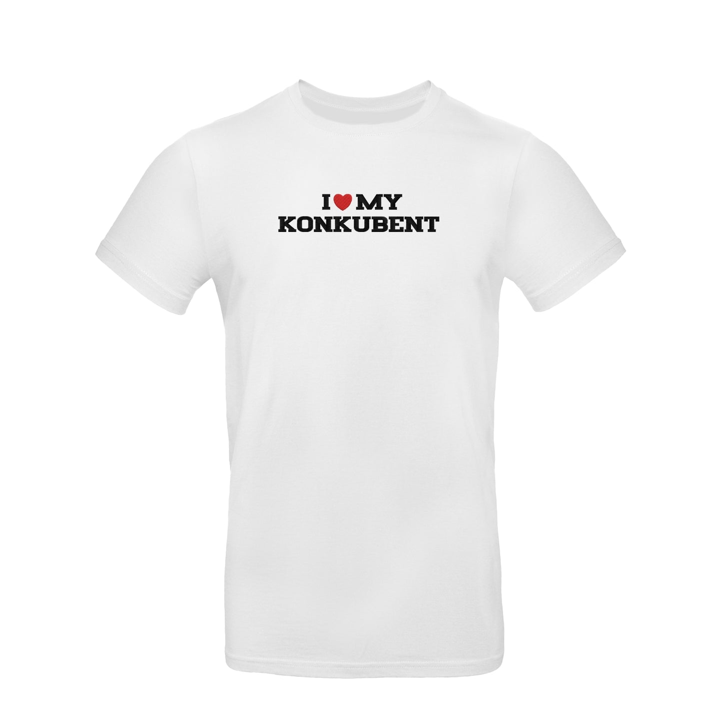 Koszulka unisex z haftem „I LOVE MY KONKUBENT"