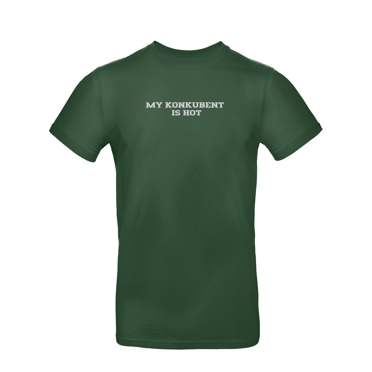 Koszulka unisex z haftem „Mój Konkubent Is Hot"