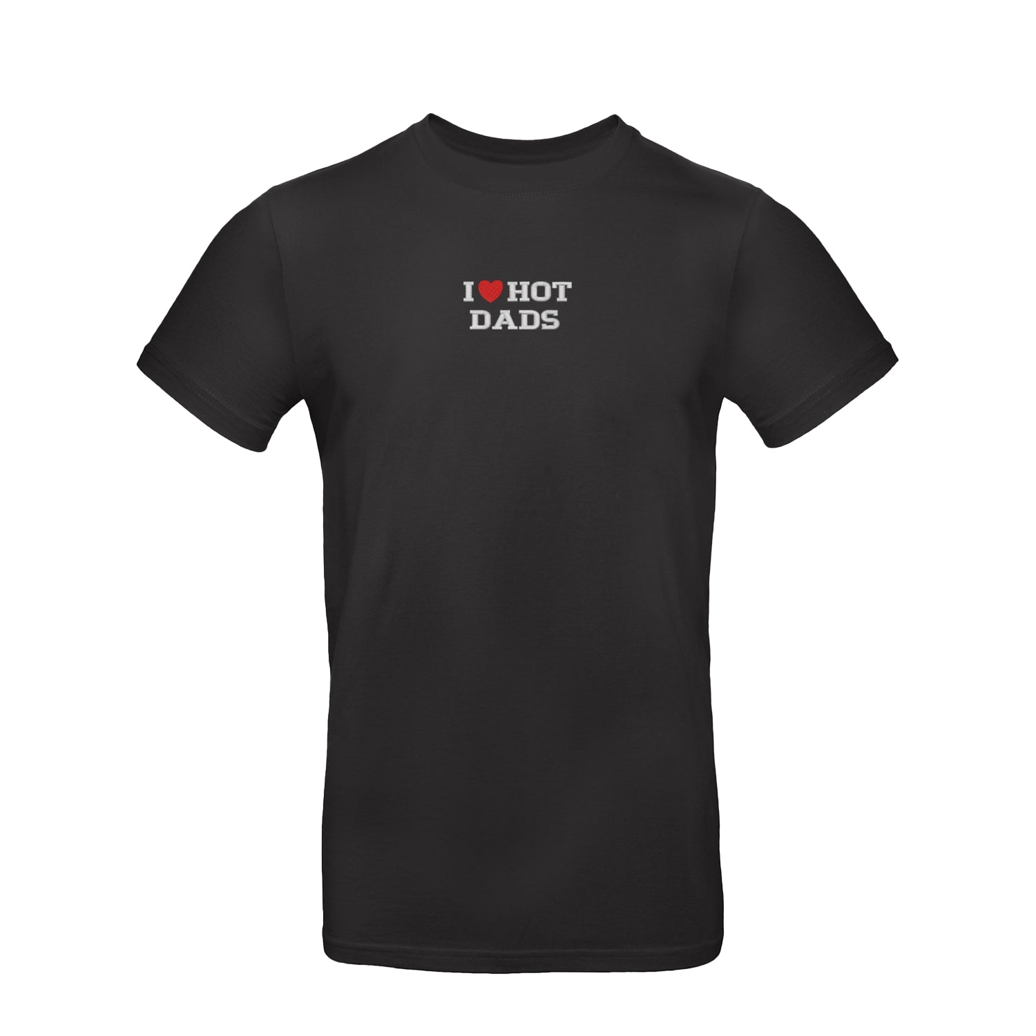Koszulka unisex z haftem „I love HOT DADS