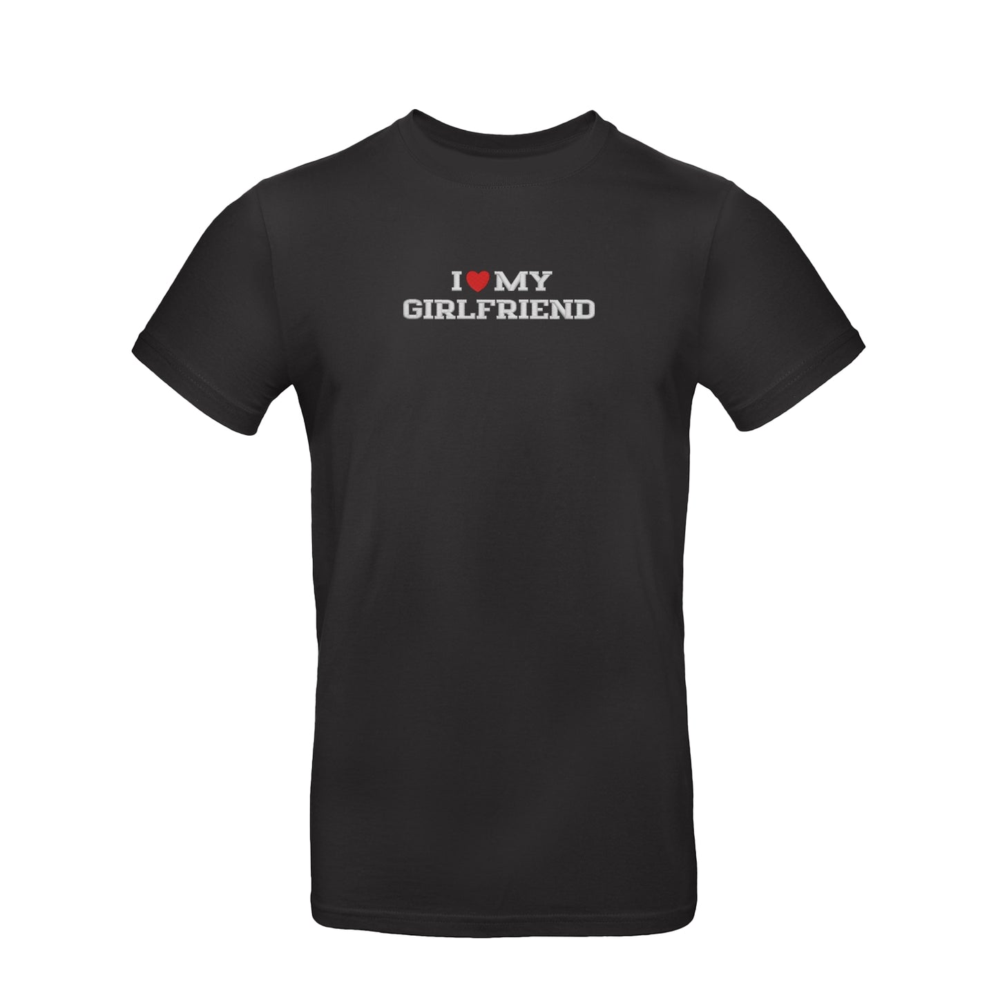 Koszulka unisex z haftem „I love MY GIRLFRIEND"