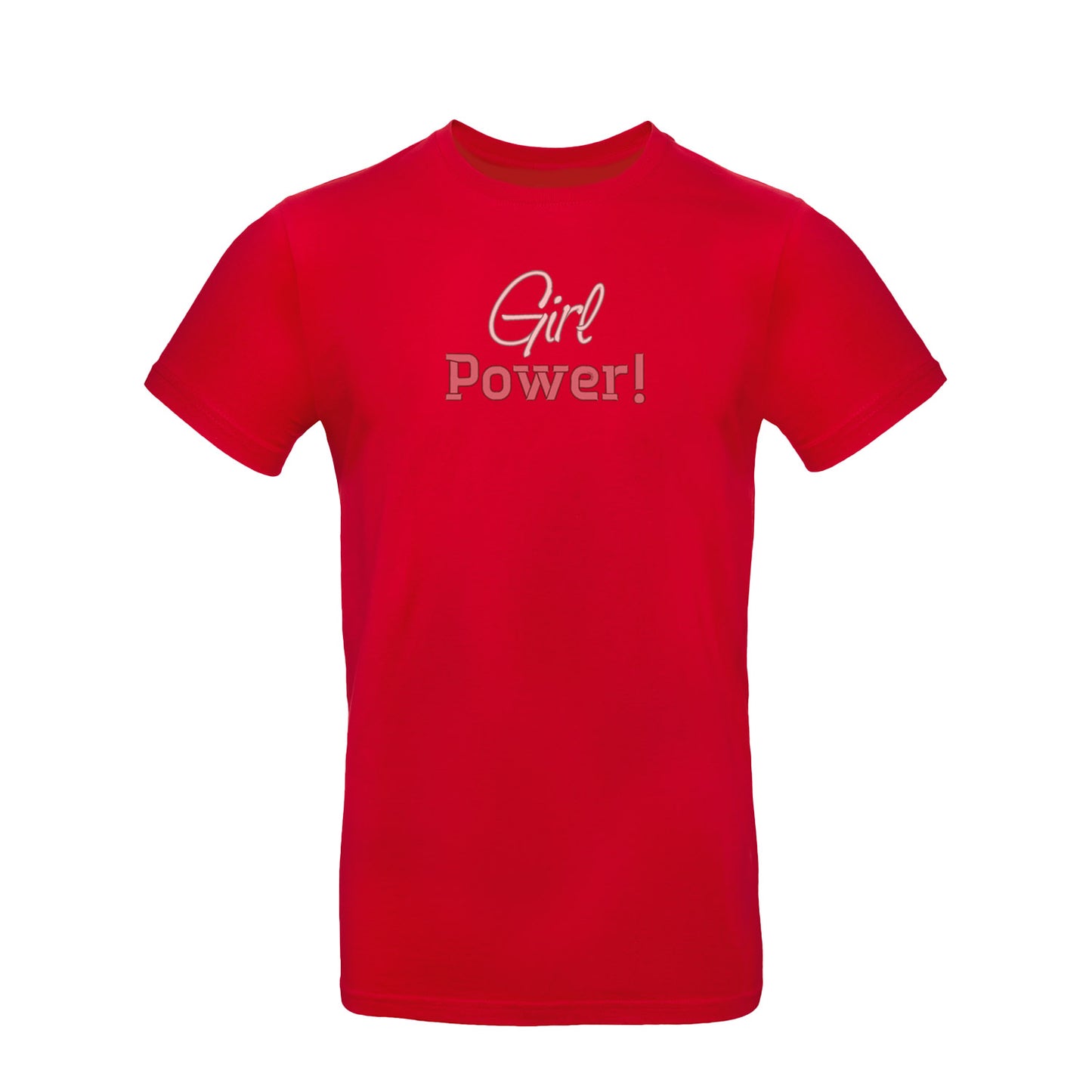 Koszulka unisex „Girl Power!” – Haft 3D, Siła i Styl