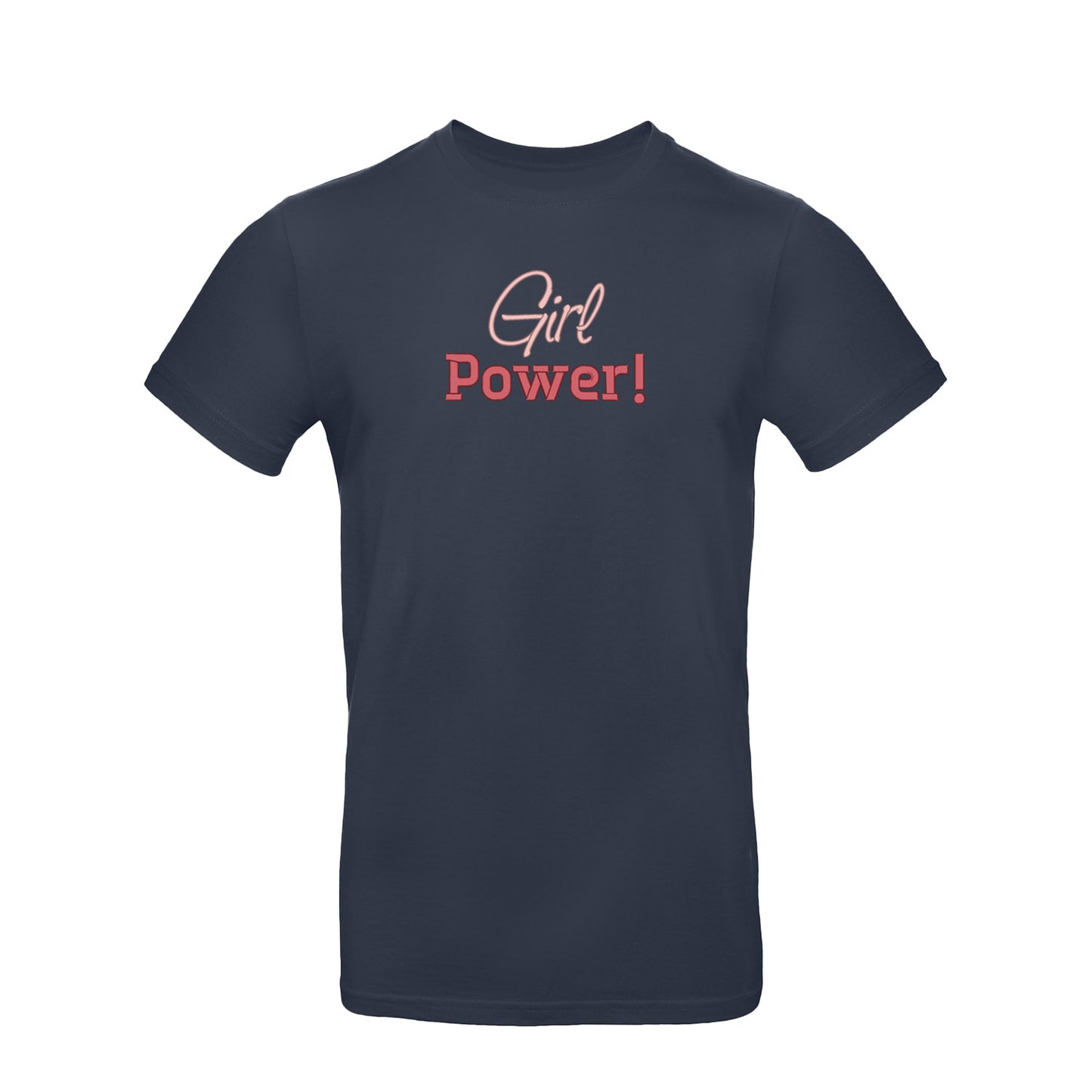 Koszulka unisex „Girl Power!” – Haft 3D, Siła i Styl