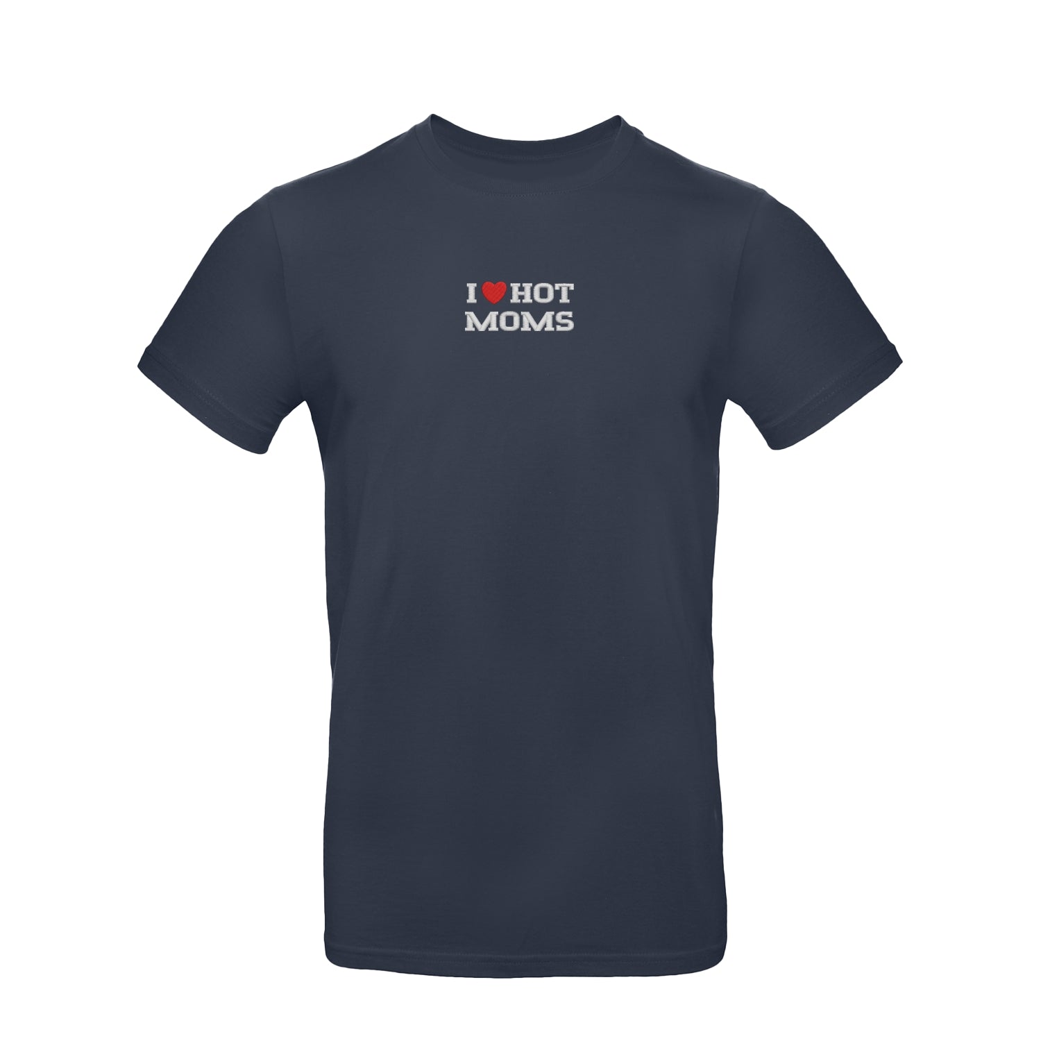 Koszulka unisex z haftem „I love HOT MOMS