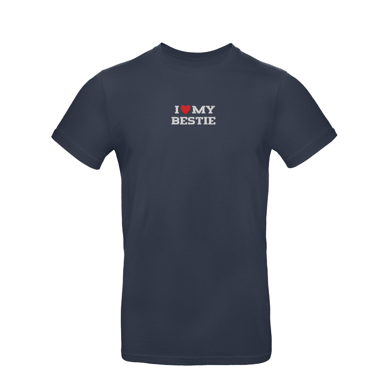 Koszulka unisex z haftem „I love  MY BESTIE