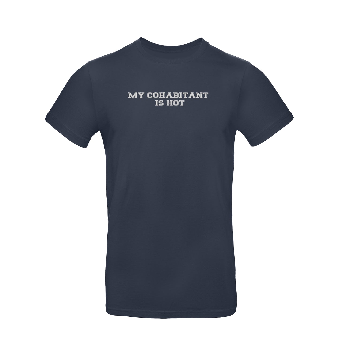 Koszulka unisex z haftem „My Cohabitant Is Hot"