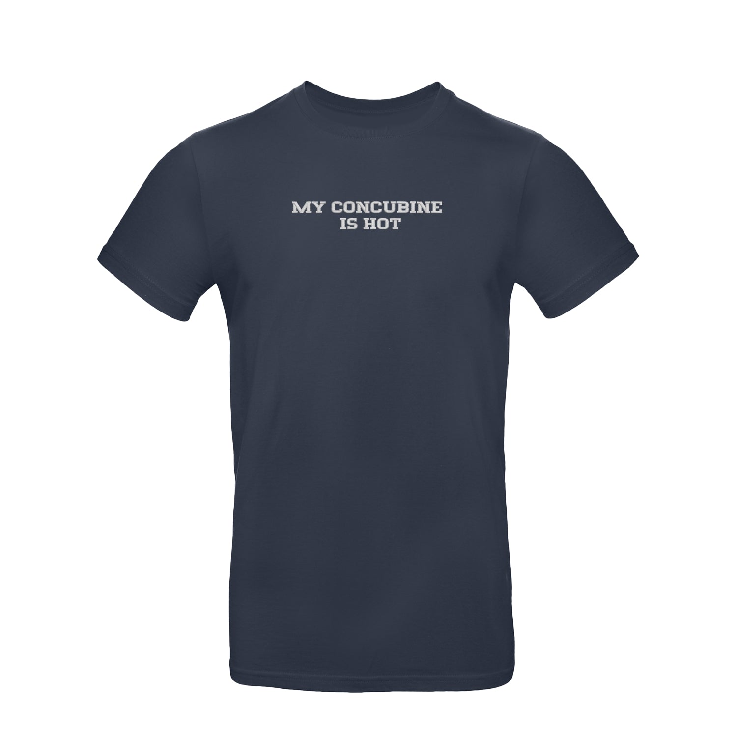 Koszulka unisex z haftem „My Concubine Is Hot