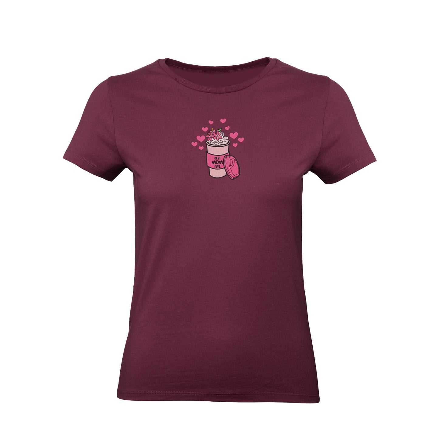 Koszulka Coffee Mama All Day Everyday – Haft komputerowy | Damska, Unisex, Oversize Haft z radości - nadruki i haft na odzieży Warszawa