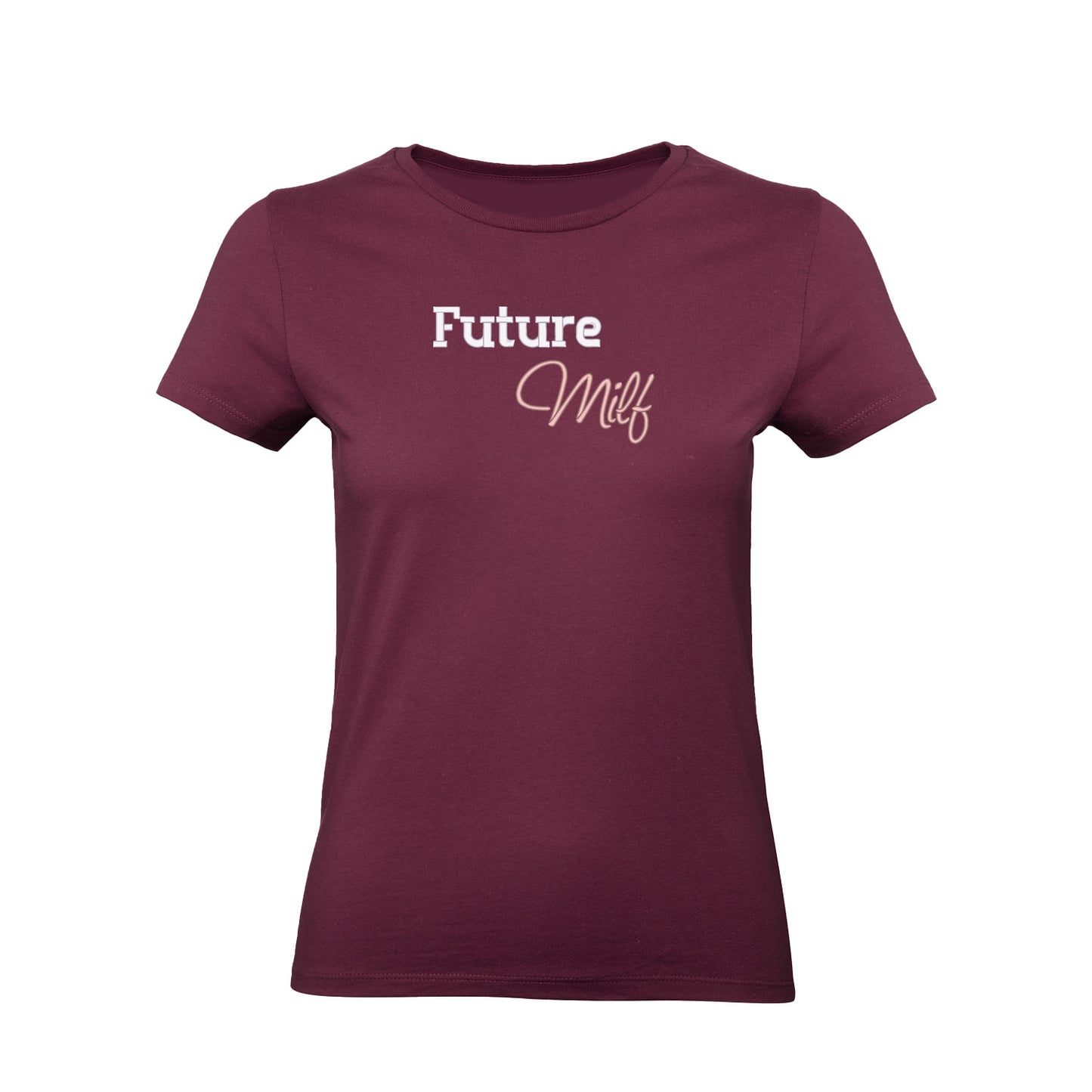Koszulka damska „Future MILF” – Haft 3D, Styl i Pewność Siebie