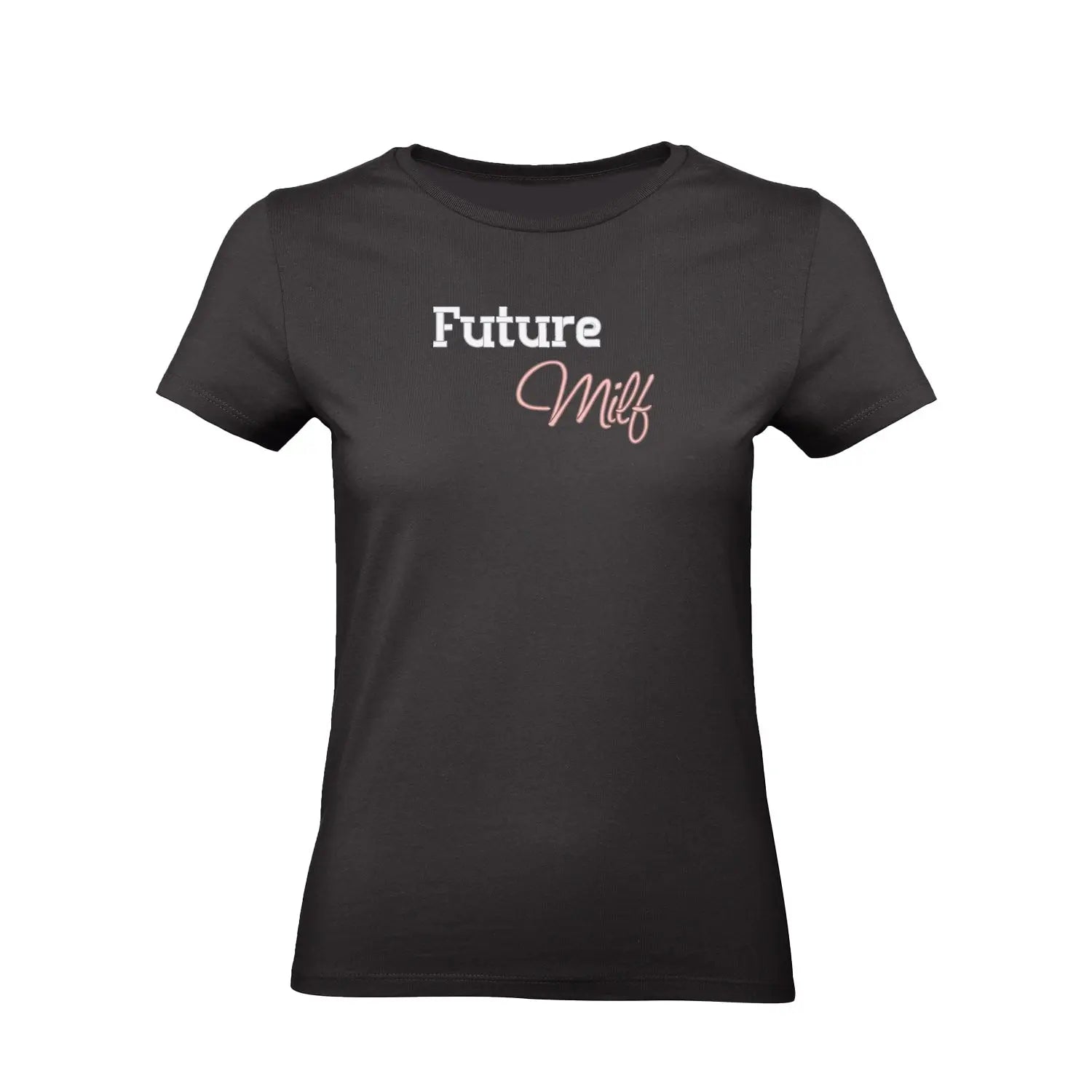 Koszulka damska „Future MILF” – Haft 3D, Styl i Pewność Siebie Haft z radości