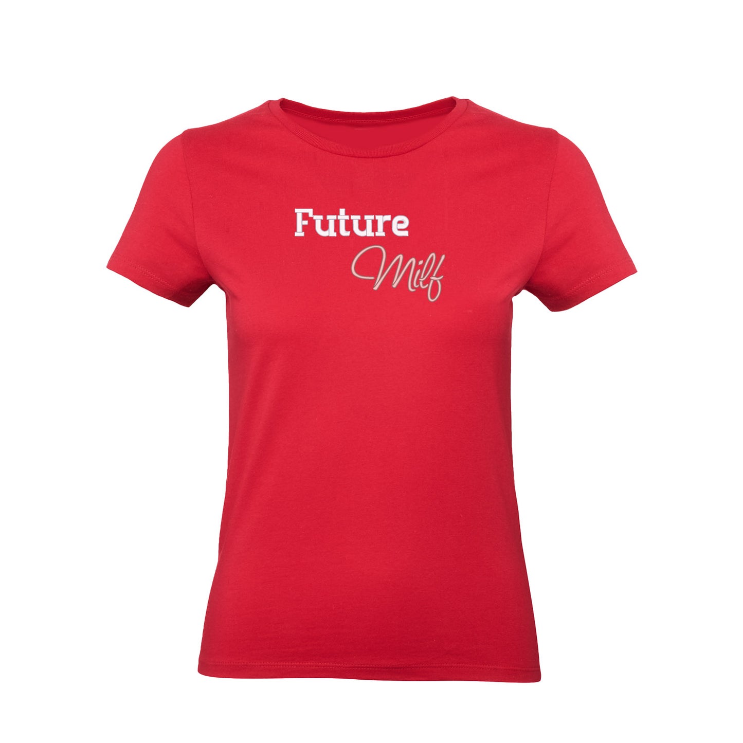Koszulka damska „Future MILF” – Haft 3D, Styl i Pewność Siebie