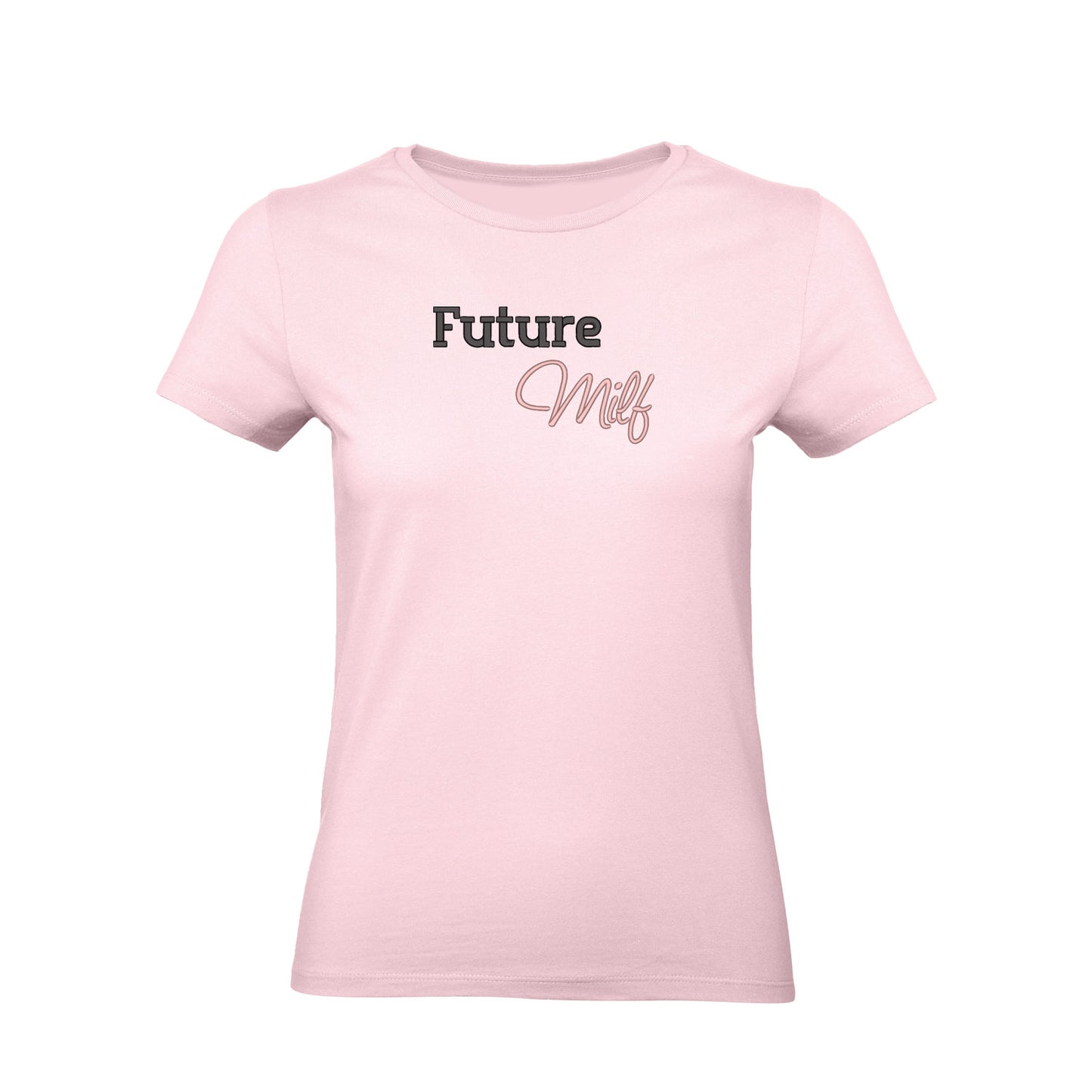 Koszulka damska „Future MILF” – Haft 3D, Styl i Pewność Siebie