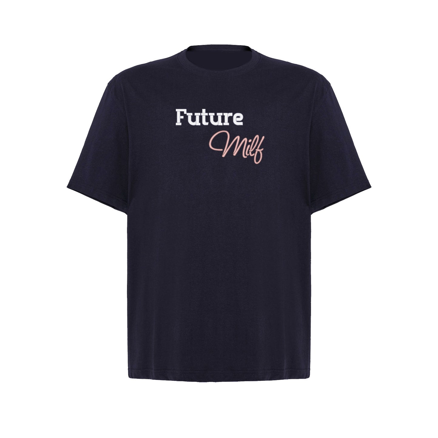 Koszulka oversize „Future MILF” – Haft 3D, Styl i Pewność Siebie