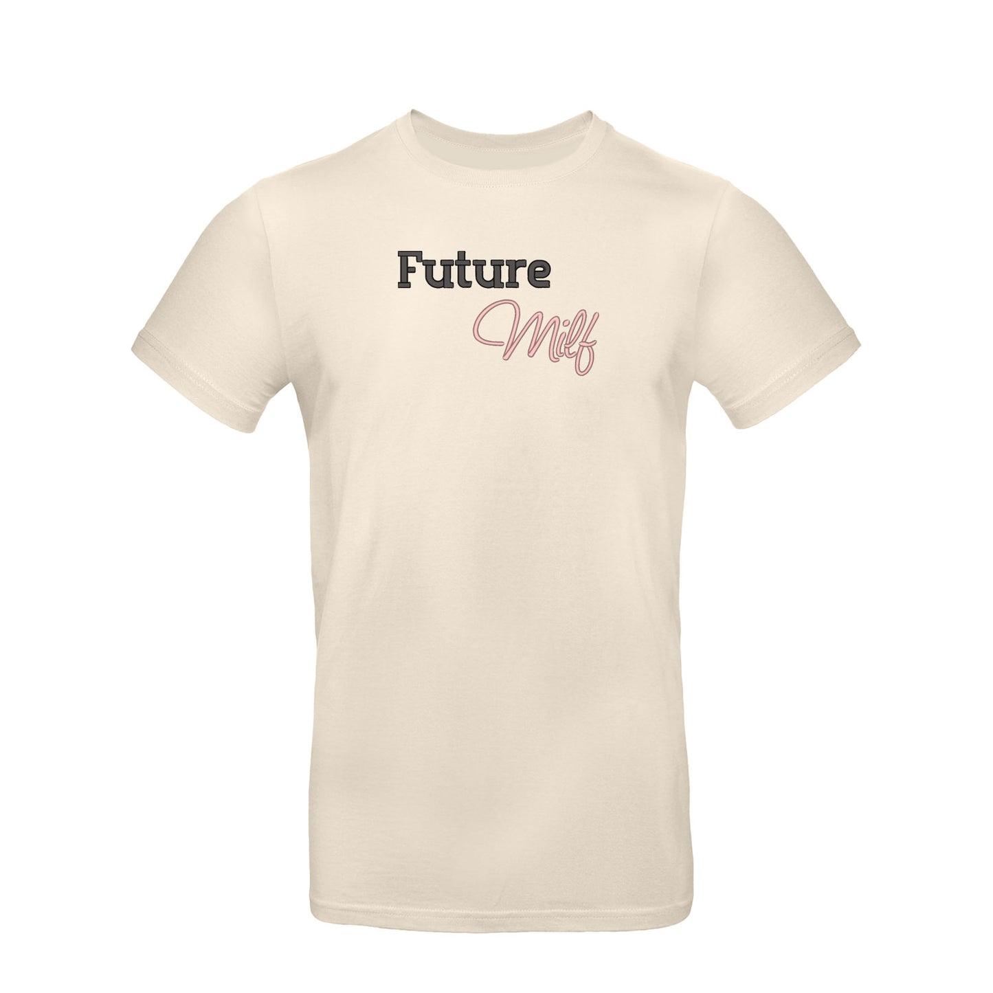 Koszulka unisex „Future MILF” – Haft 3D, Styl i Pewność Siebie