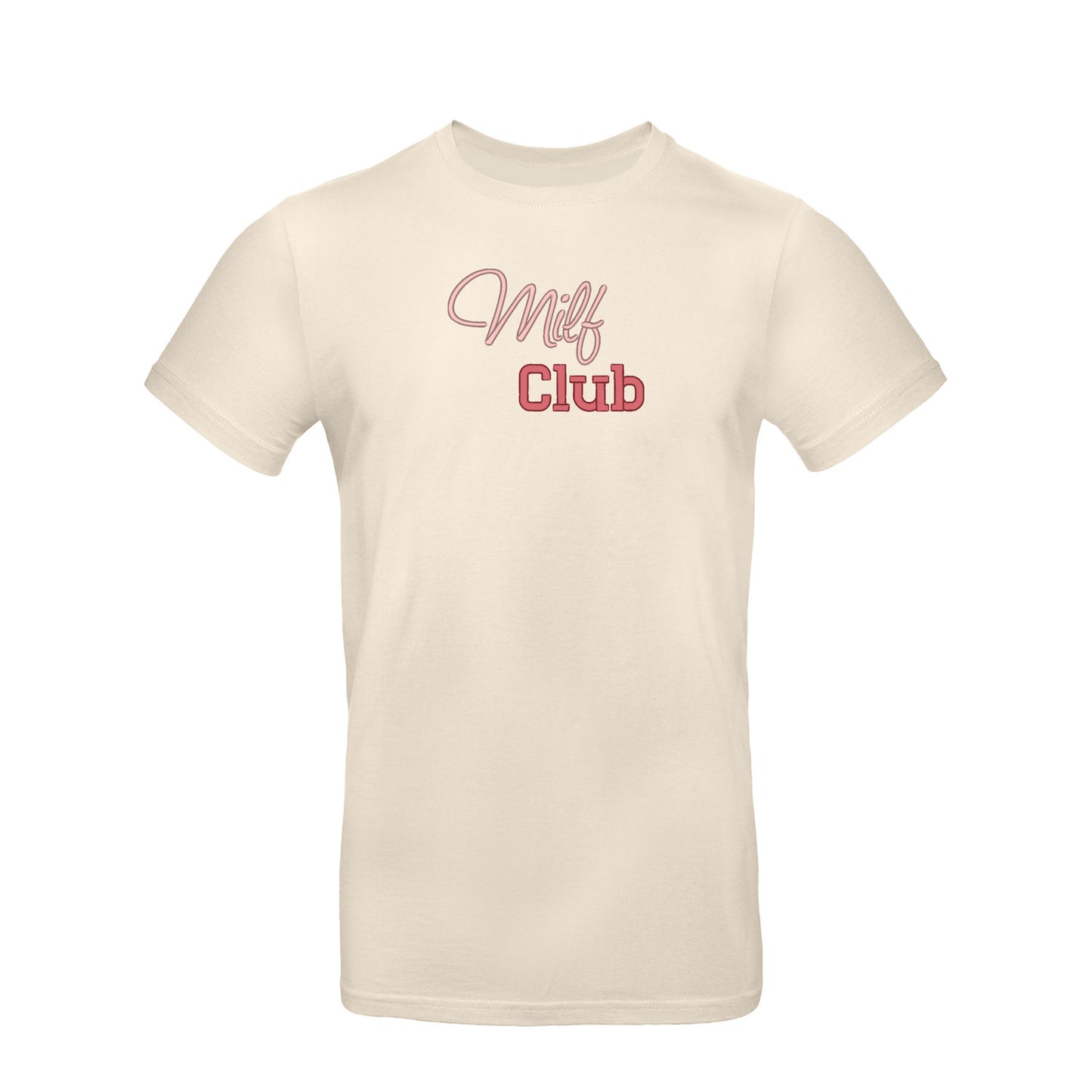 Koszulka unisex „Milf Club” – Haft 3D, Styl i Pewność Siebie