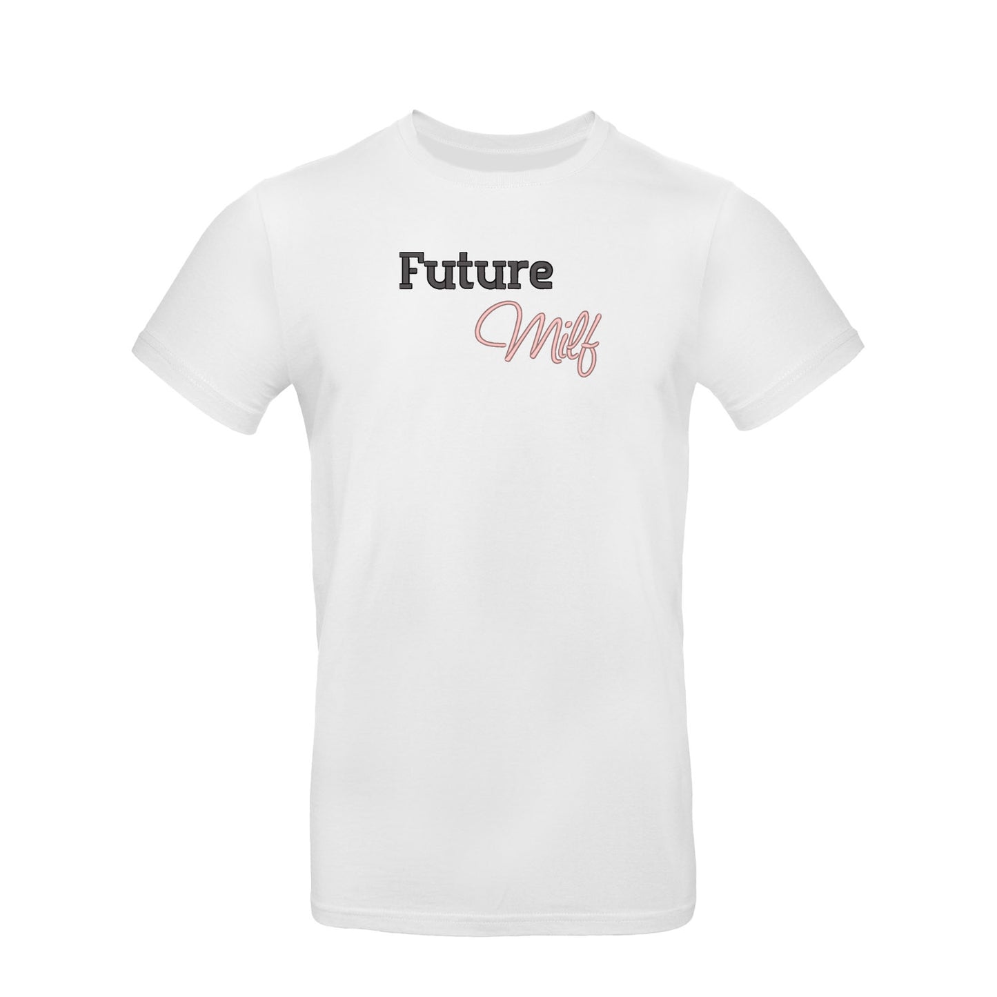 Koszulka unisex „Future MILF” – Haft 3D, Styl i Pewność Siebie