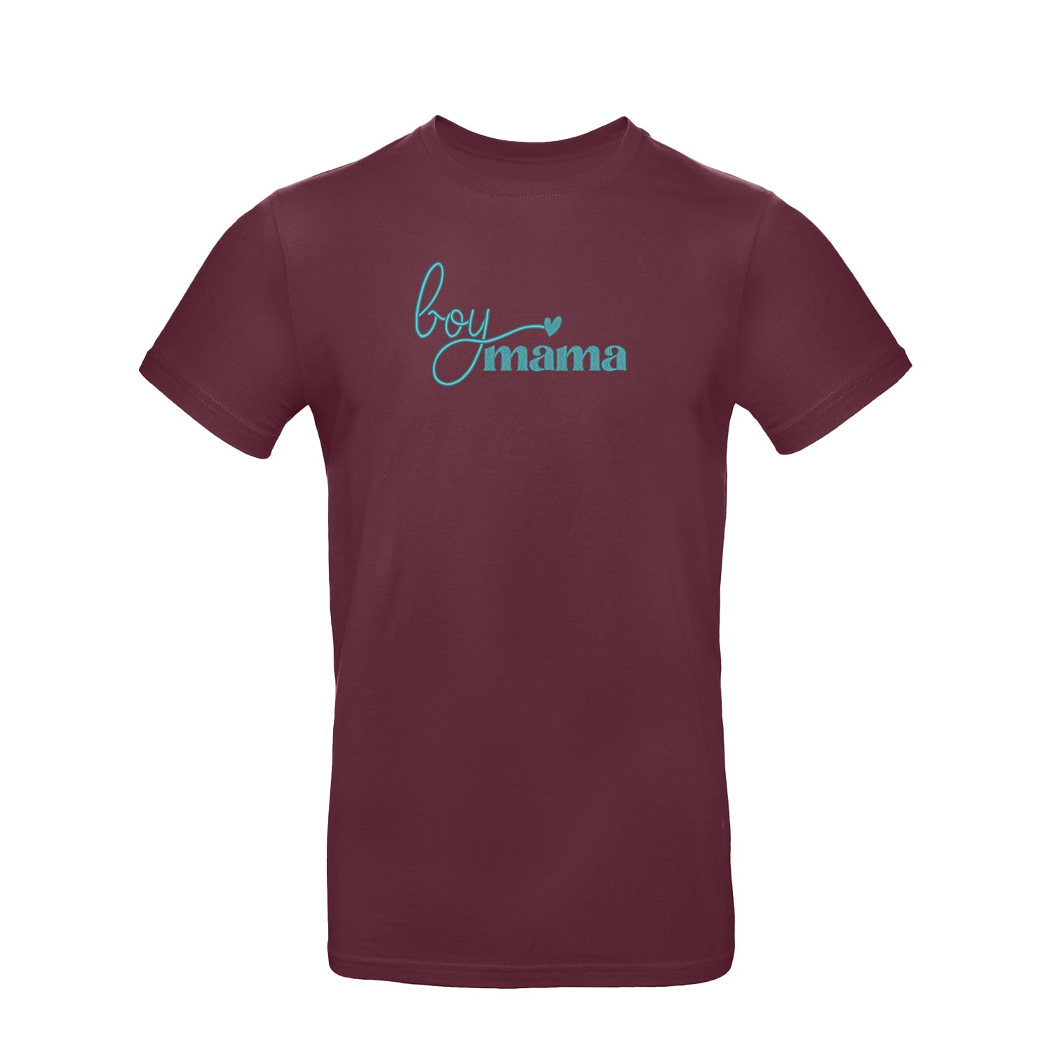 Koszulka Boy Mama Embroidery – Haft komputerowy | Damska, Unisex, Oversize Haft z radości - nadruki i haft na odzieży Warszawa
