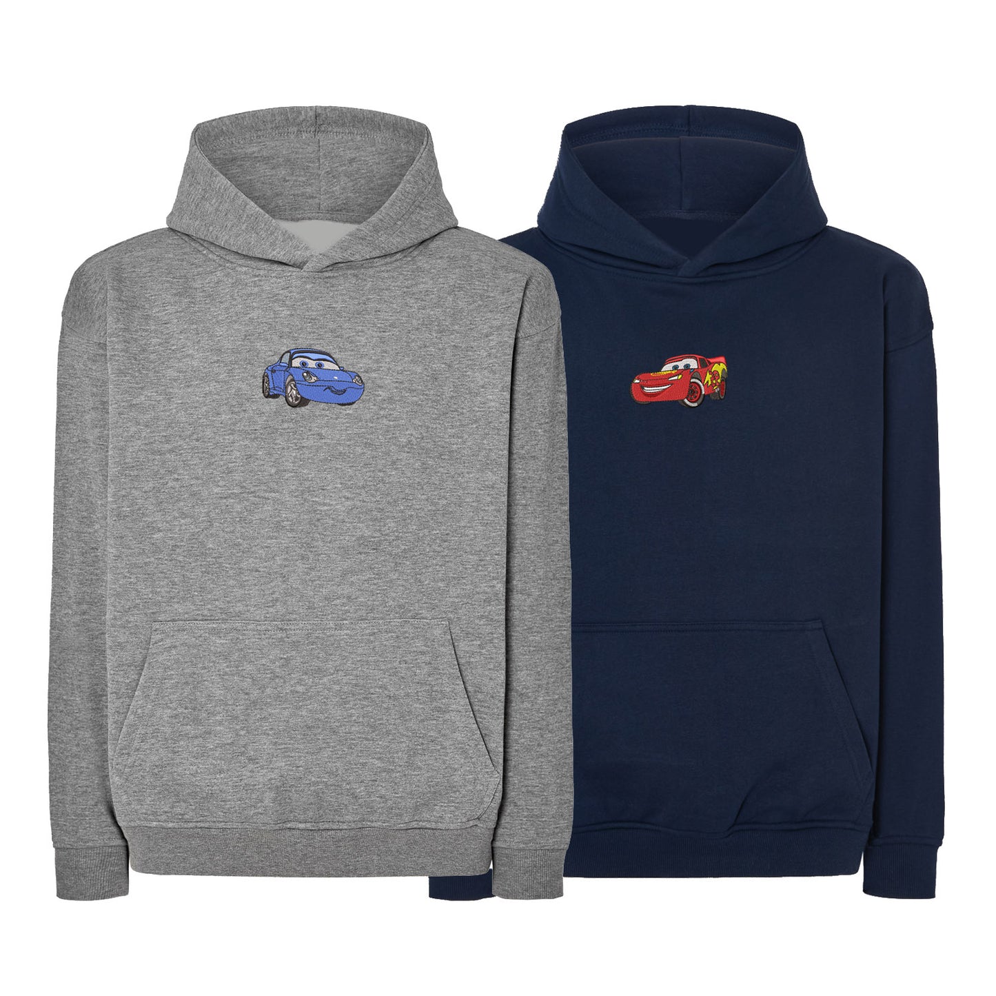 Zestaw 2 bluz oversize z haftem „McQueen & Sally” maczi & maczi