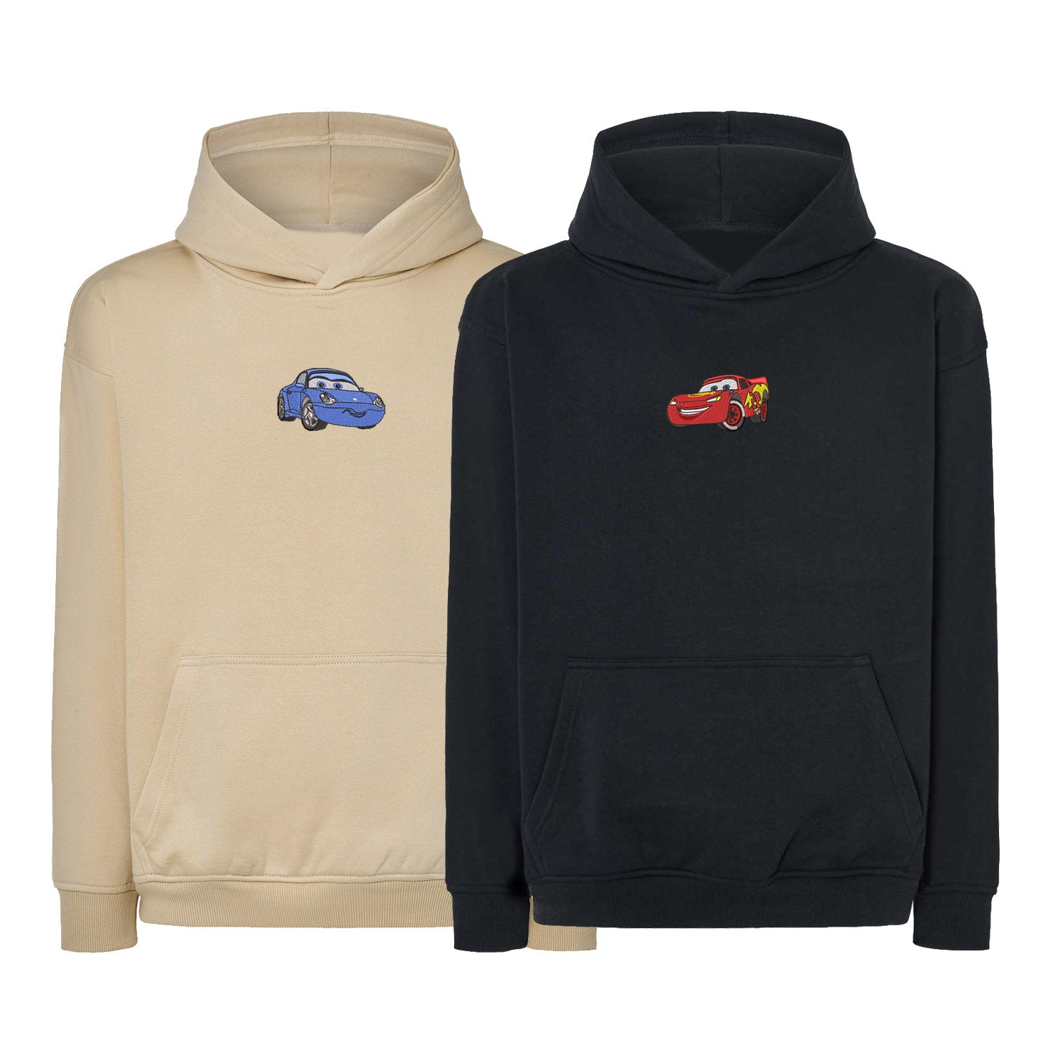 Zestaw 2 bluz oversize z haftem „McQueen & Sally” maczi & maczi