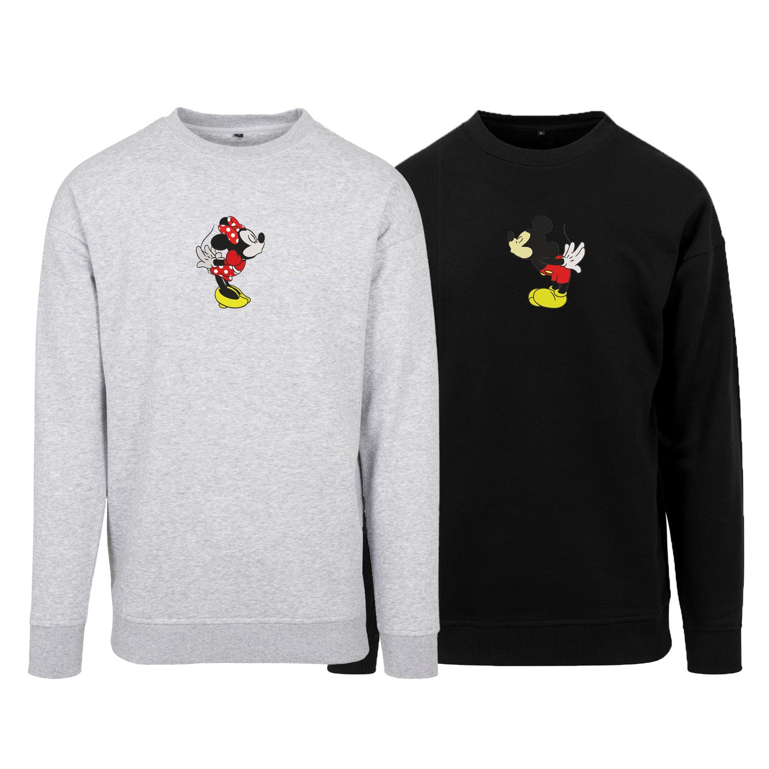 Zestaw bluz Mickey Mouse z haftem – różne kroje dla par Haft z radości - nadruki i haft na odzieży Warszawa