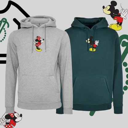 Zestaw 2 bluz z kapturem z haftem „MICKEY MOUSE”  maczi & maczi