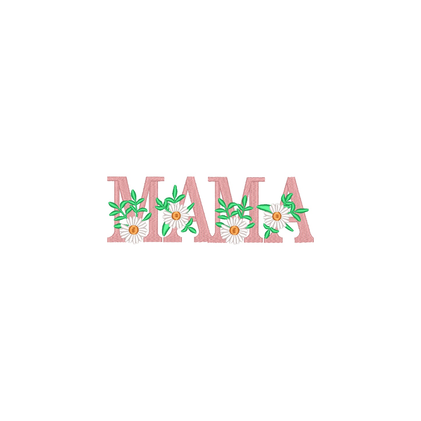 Koszulka Floral Mama 4 – Haft komputerowy | Damska, Unisex, Oversize Haft z radości - nadruki i haft na odzieży Warszawa