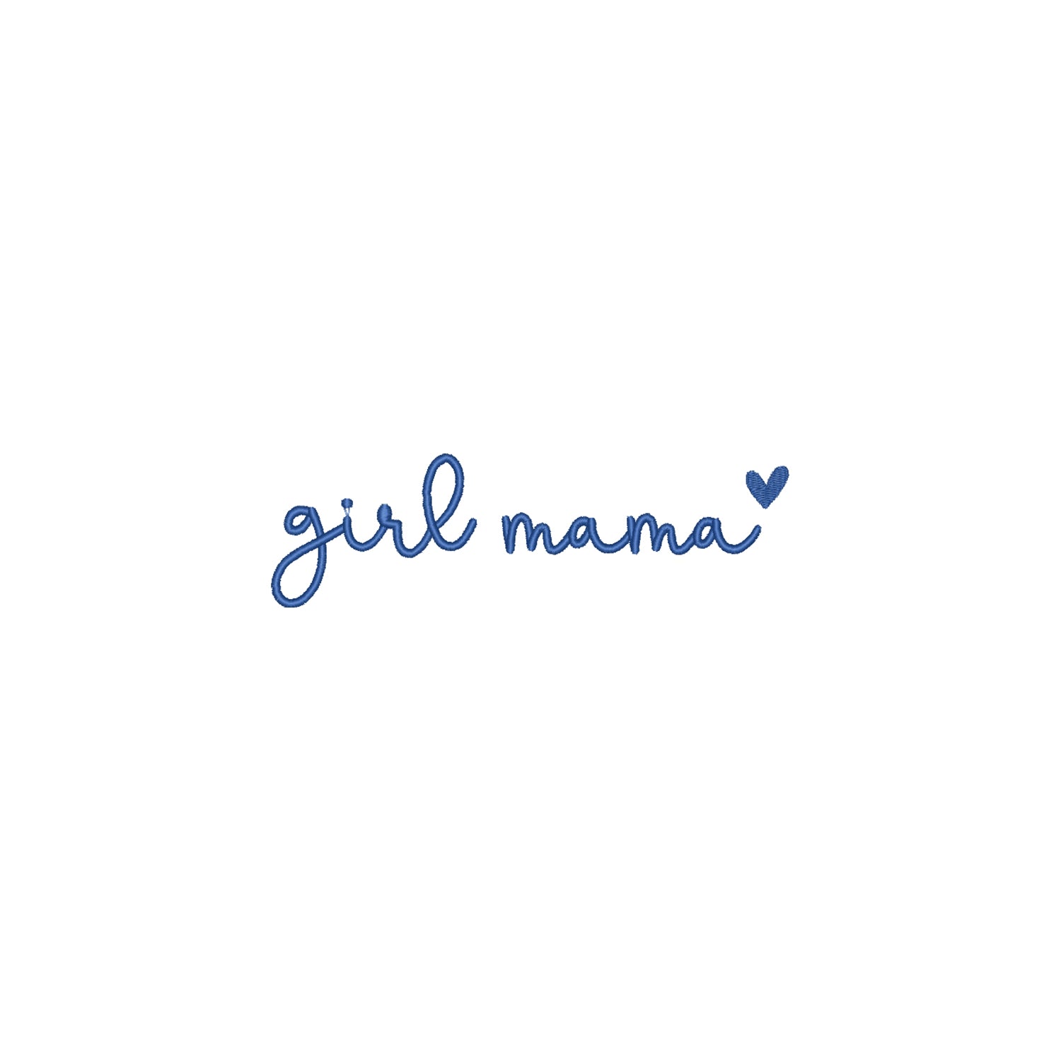 Koszulka Girl Mama Embroidery – Haft komputerowy | Damska, Unisex, Oversize Haft z radości - nadruki i haft na odzieży Warszawa