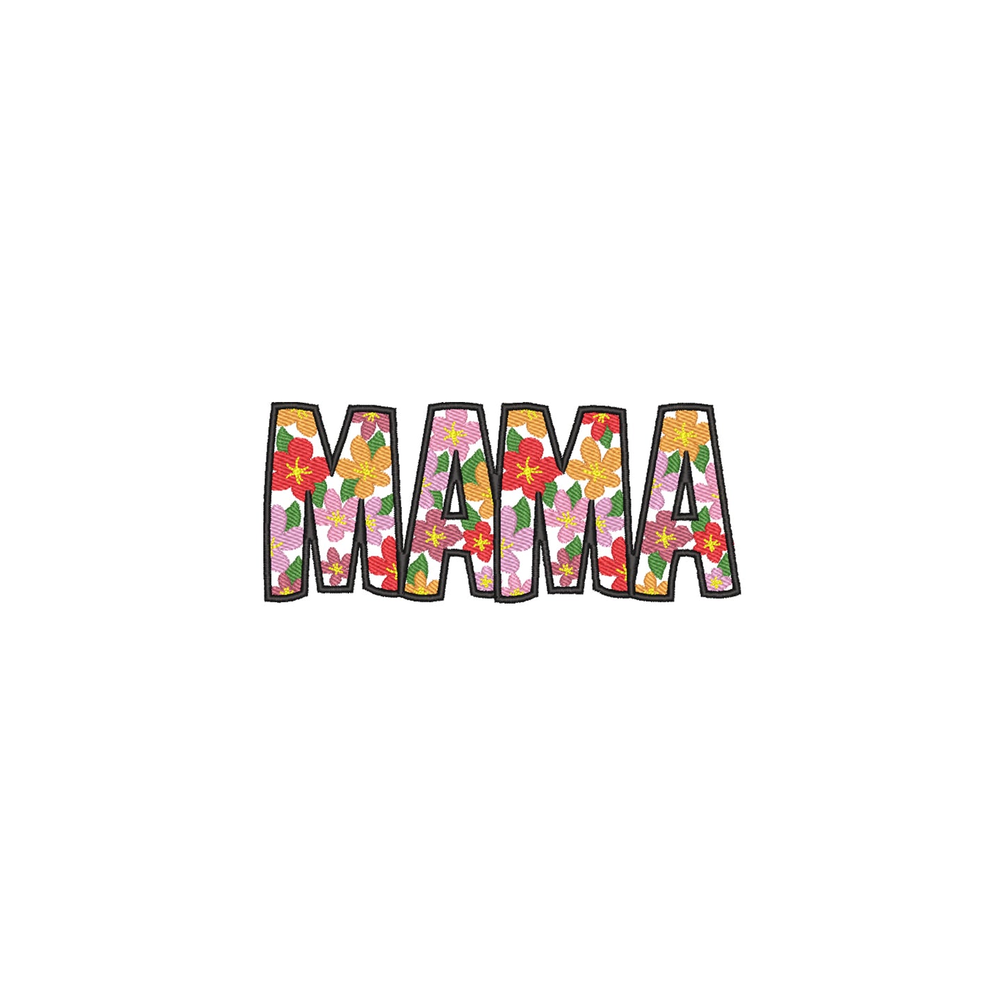 Koszulka Mama All Day Everyday Embroidery Design – Haft komputerowy | Damska, Unisex, Oversize Haft z radości - nadruki i haft na odzieży Warszawa