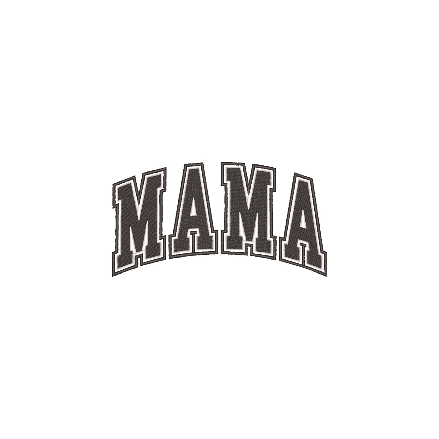 Koszulka Mama Embroidery Design – Haft komputerowy | Damska, Unisex, Oversize Haft z radości - nadruki i haft na odzieży Warszawa