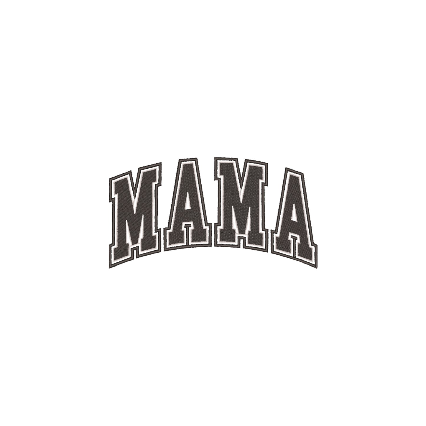 Bluza z haftem “Mom Embroidery Design” – elegancki prezent dla mamy, dostępna bez kaptura, z kapturem i w kroju oversize Haft z radości - nadruki i haft na odzieży Warszawa