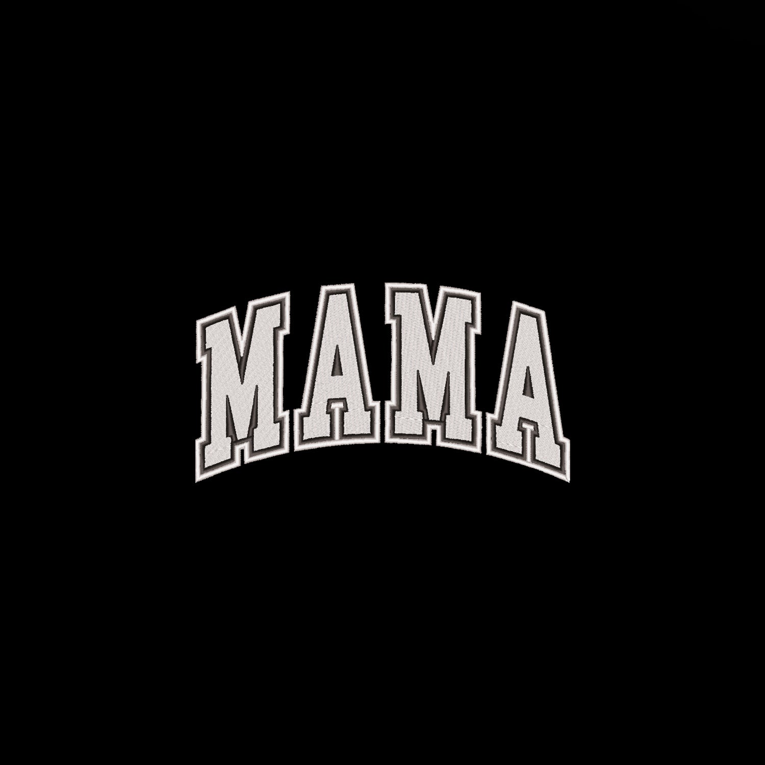 Koszulka Mama Embroidery Design – Haft komputerowy | Damska, Unisex, Oversize Haft z radości - nadruki i haft na odzieży Warszawa