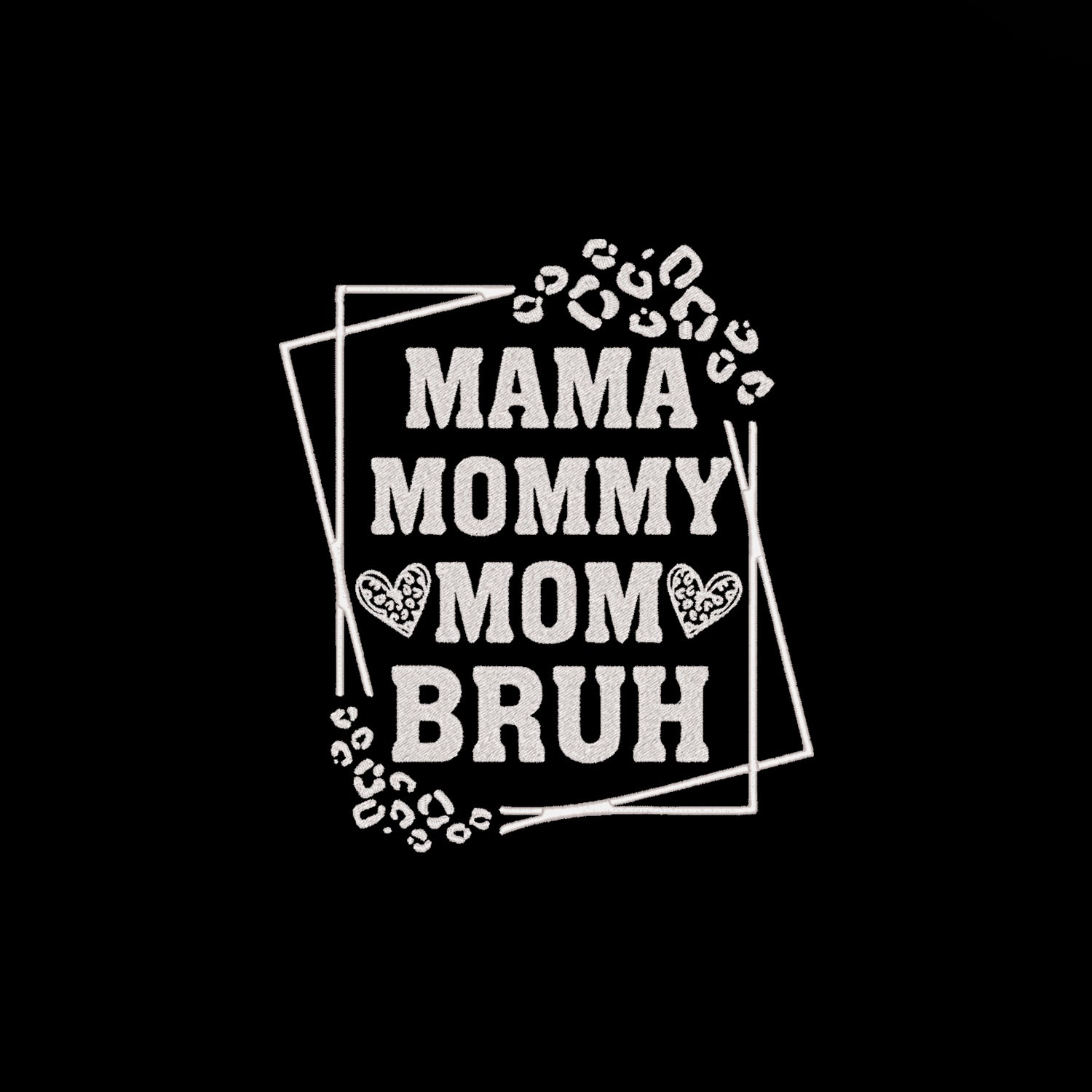 Bluza Mama Mommy Mom Bruh – modny haft dla stylowych mam Haft z radości - nadruki i haft na odzieży Warszawa