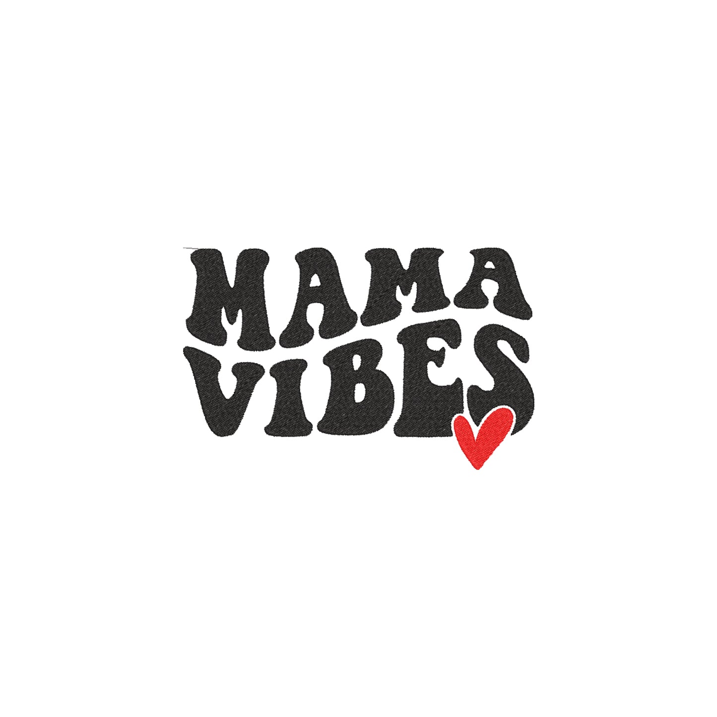 Bluza Mama Vibes – stylowa i wygodna z haftem komputerowym Haft z radości - nadruki i haft na odzieży Warszawa