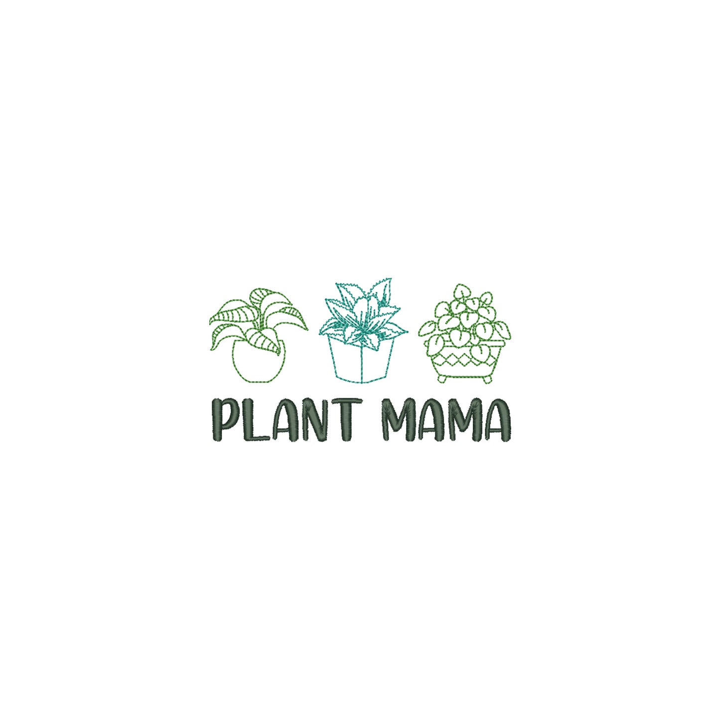 Bluza “Plant Mama” z haftem – modna bluza damska z kapturem, bez kaptura lub oversize Haft z radości - nadruki i haft na odzieży Warszawa