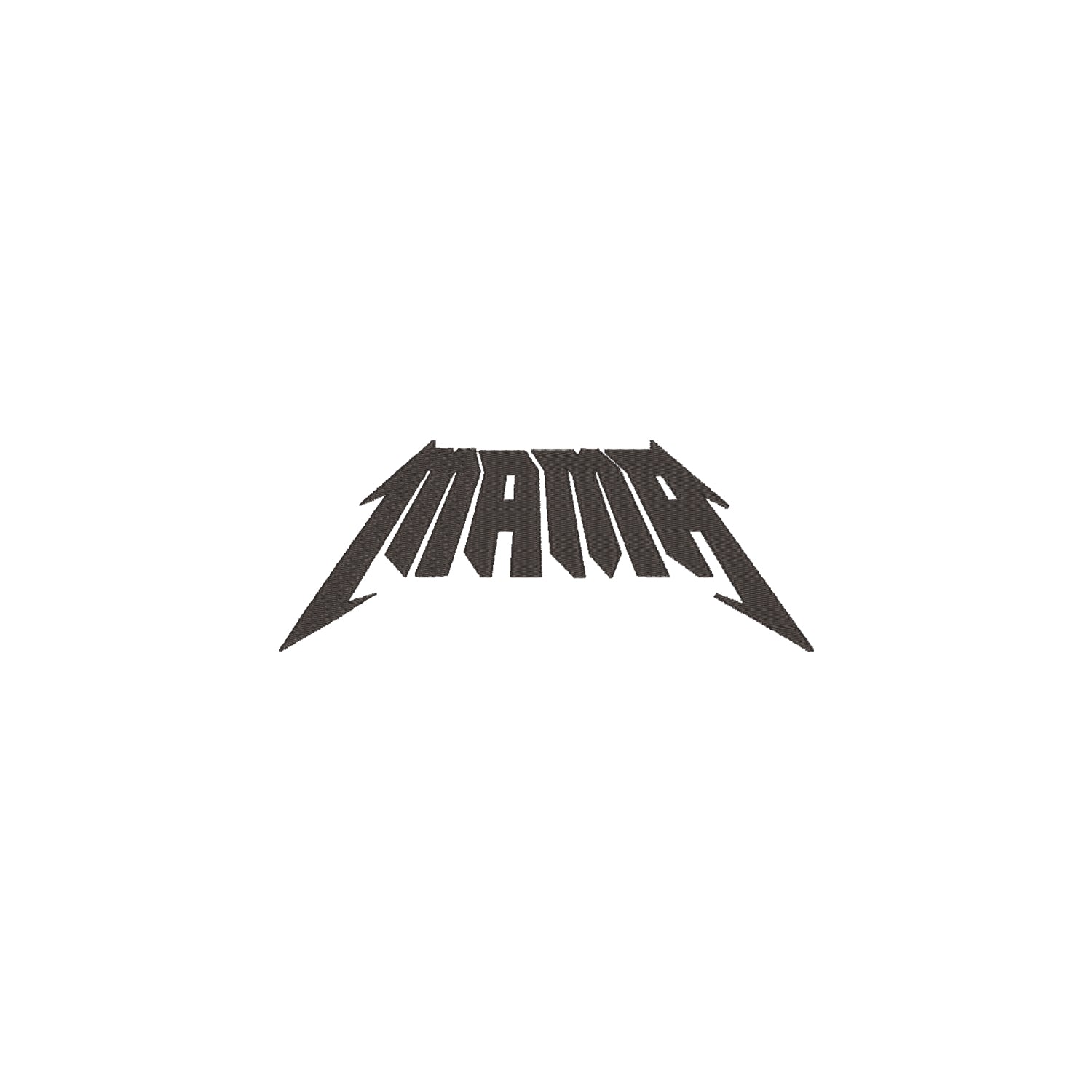 Koszulka haftowana „Rock Mama Embroidery File” – damska, unisex, oversize | rockowy styl i haft komputerowy Haft z radości - nadruki i haft na odzieży Warszawa