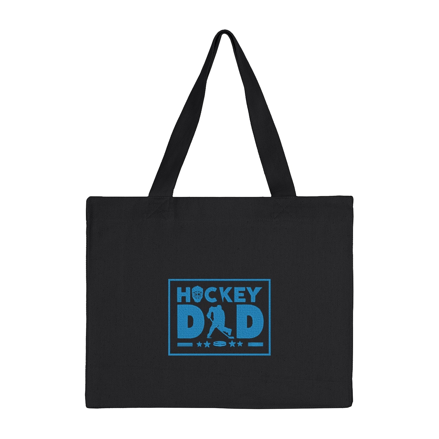 Torba bawełniana Hockey Dad – prezent dla taty fana hokeja z haftem
