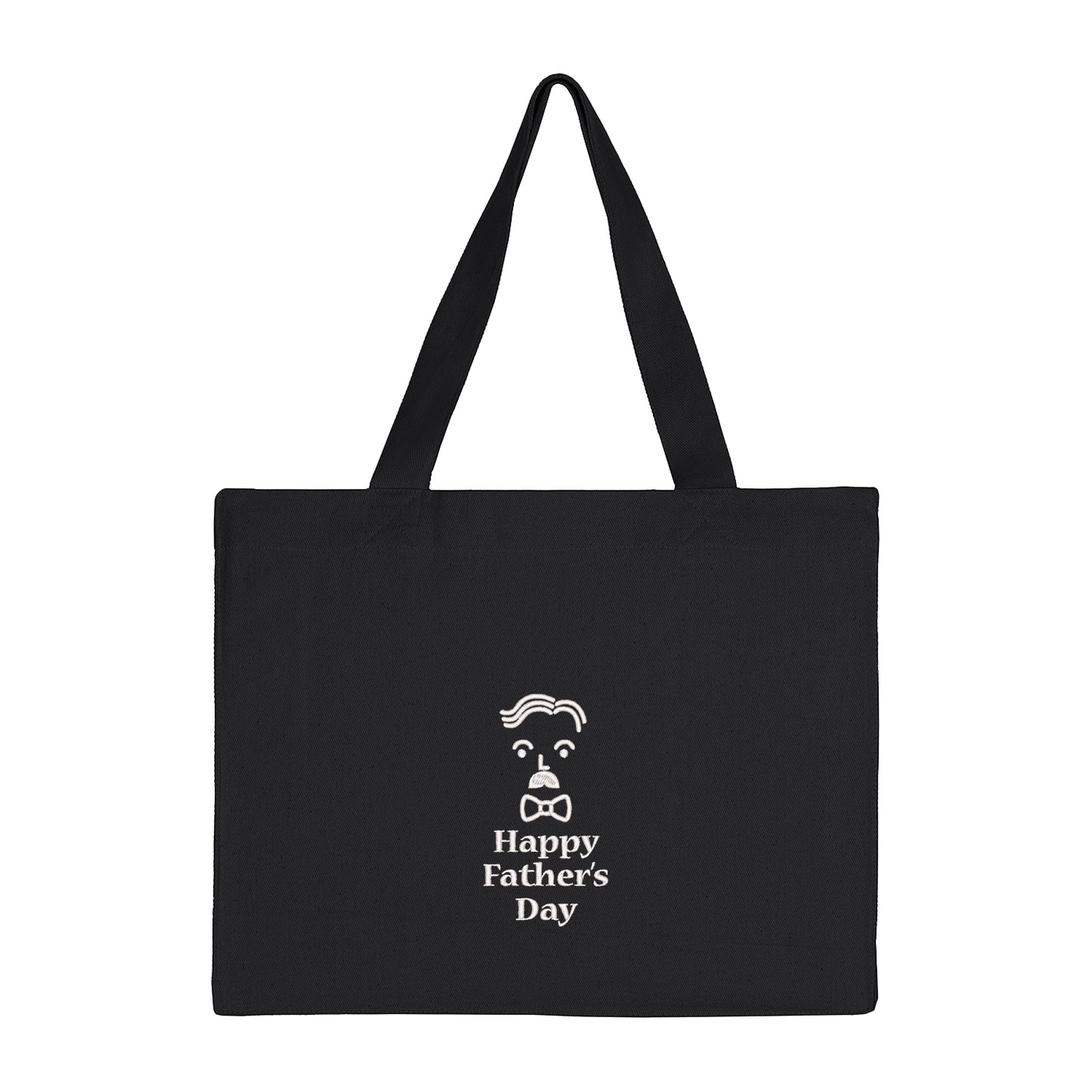 Torba bawełniana Happy Father's Day z haftem – prezent na Dzień Ojca