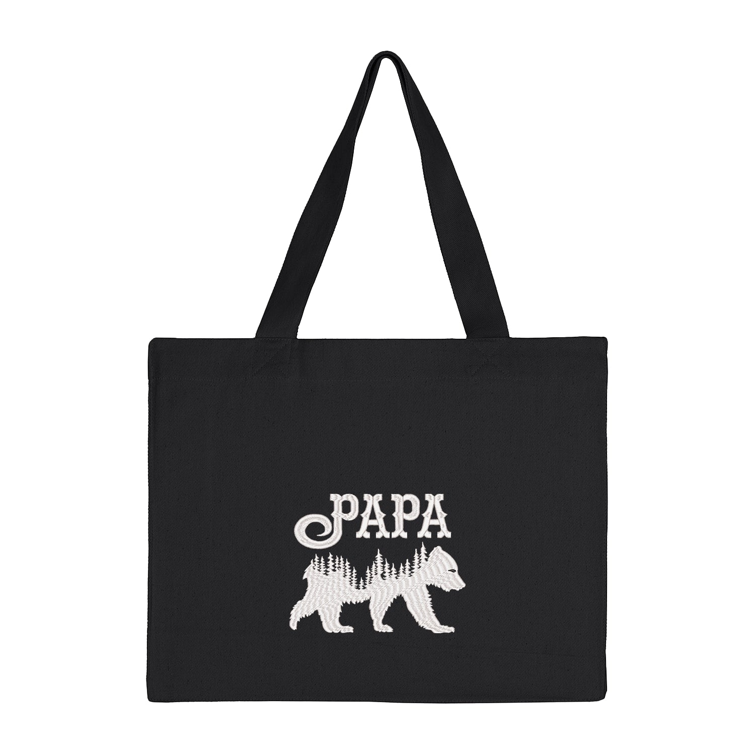 Torba bawełniana Papa Bear z haftem – idealny prezent dla taty z charakterem Haft z radości