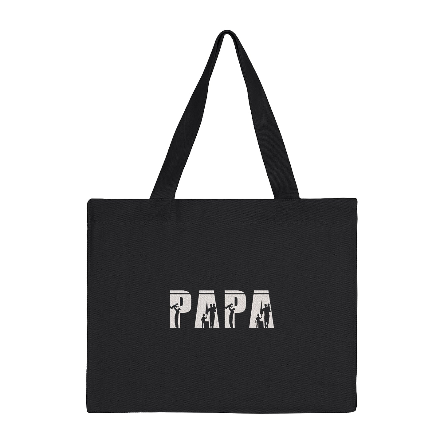 Torba bawełniana z haftem Papa Sign – prezent dla taty lub dziadka