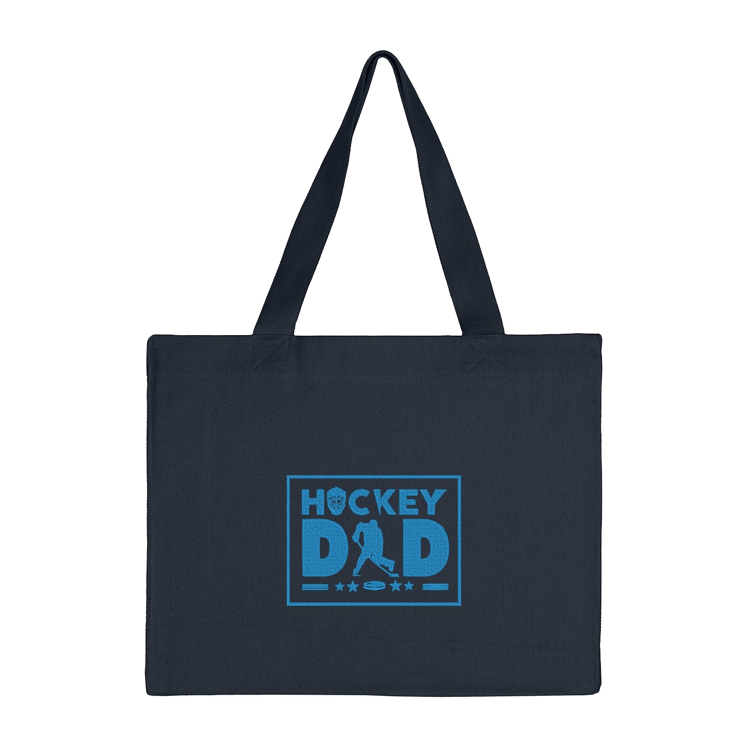 Torba bawełniana Hockey Dad – prezent dla taty fana hokeja z haftem