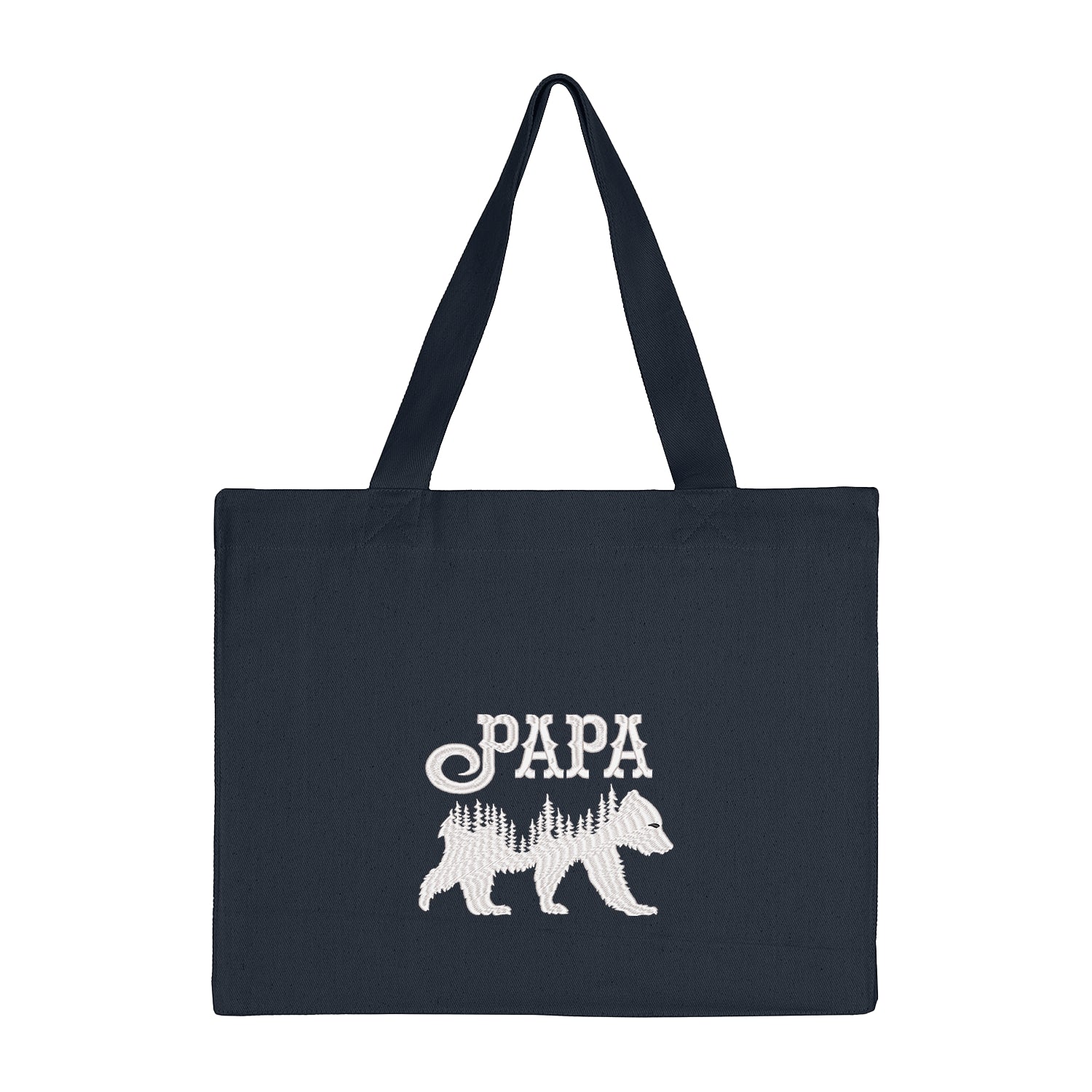 Torba bawełniana Papa Bear z haftem – idealny prezent dla taty z charakterem