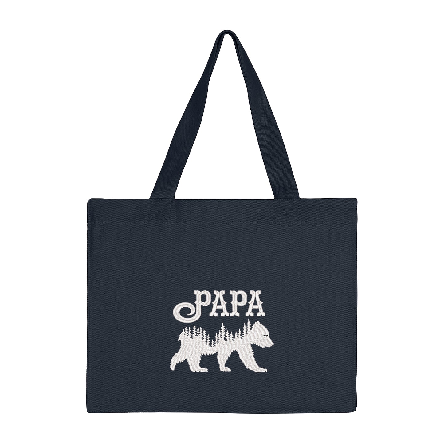 Torba bawełniana Papa Bear z haftem – idealny prezent dla taty z charakterem