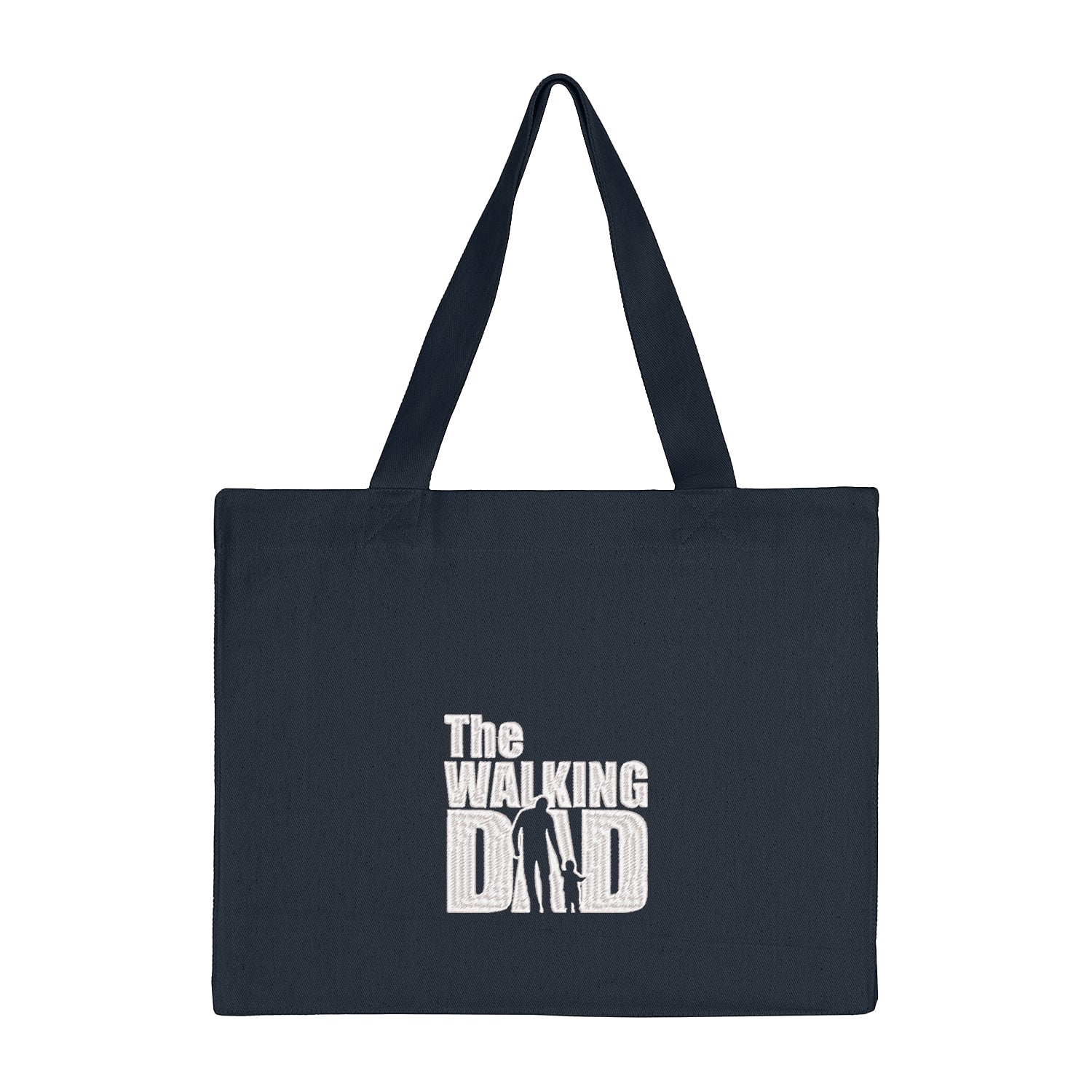 Torba bawełniana The Walking Dad – zabawny prezent z haftem dla taty