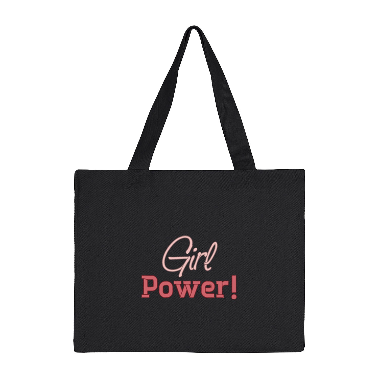 Torba bawełniana „Girl Power!” – Haft 3D, Siła Kobiet i Styl