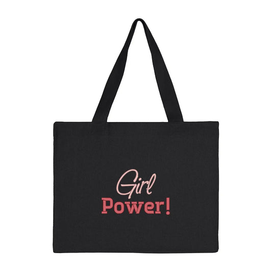 Torba bawełniana „Girl Power!” – Haft 3D, Siła Kobiet i Styl Haft z radości