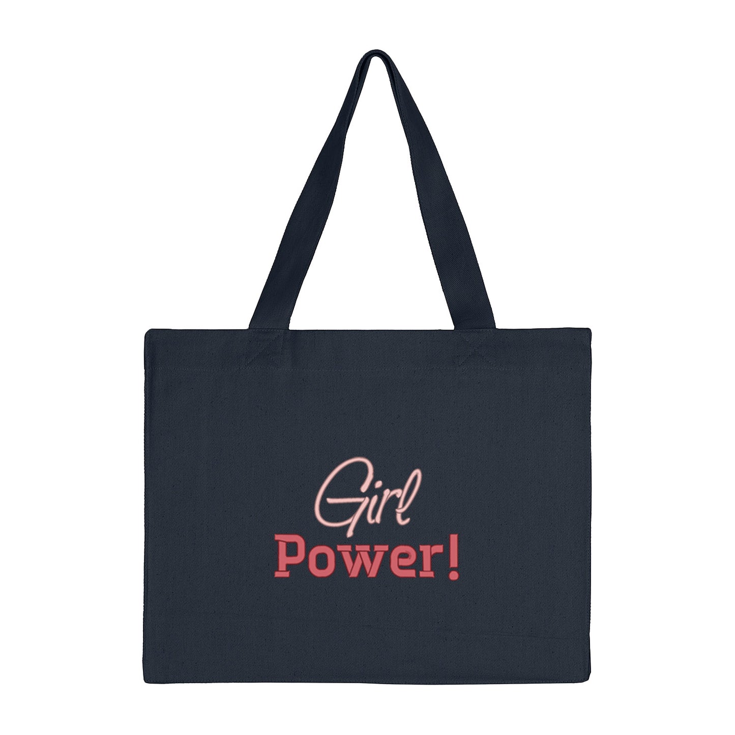 Torba bawełniana „Girl Power!” – Haft 3D, Siła Kobiet i Styl