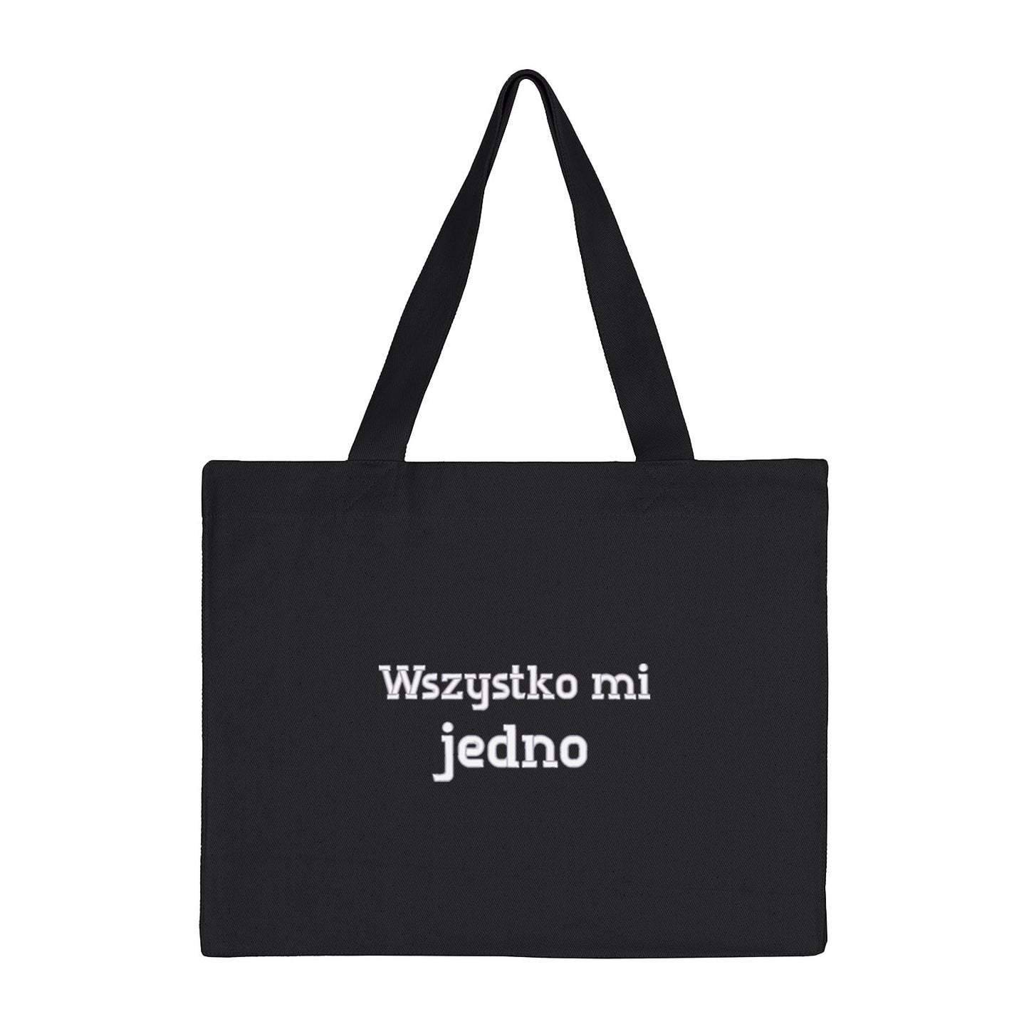 Torba bawełniana „Wszystko mi jedno” – Haft 3D, Luz i Styl