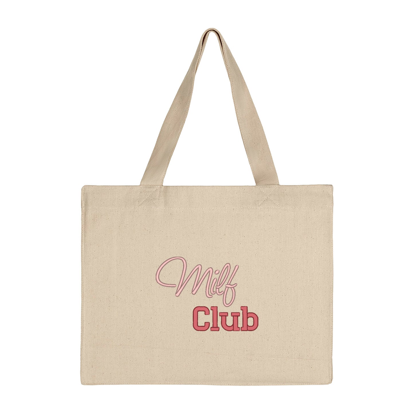 Torba bawełniana „Milf Club” – Haft 3D, Styl i Pewność Siebie