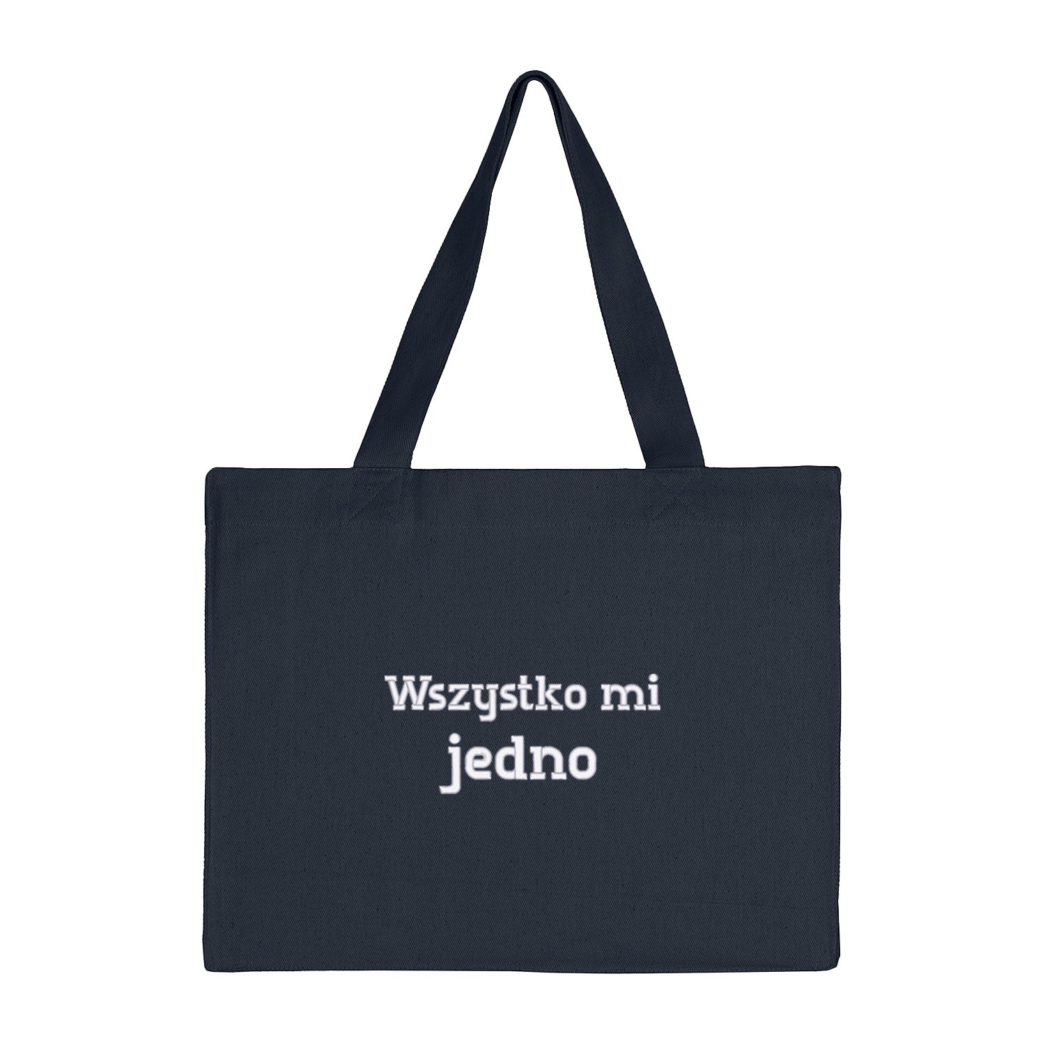 Torba bawełniana „Wszystko mi jedno” – Haft 3D, Luz i Styl